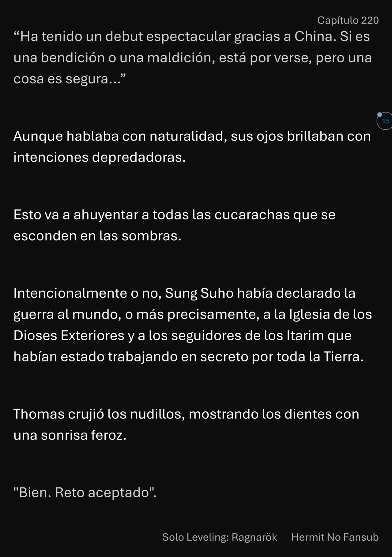 Página 16 del Manga