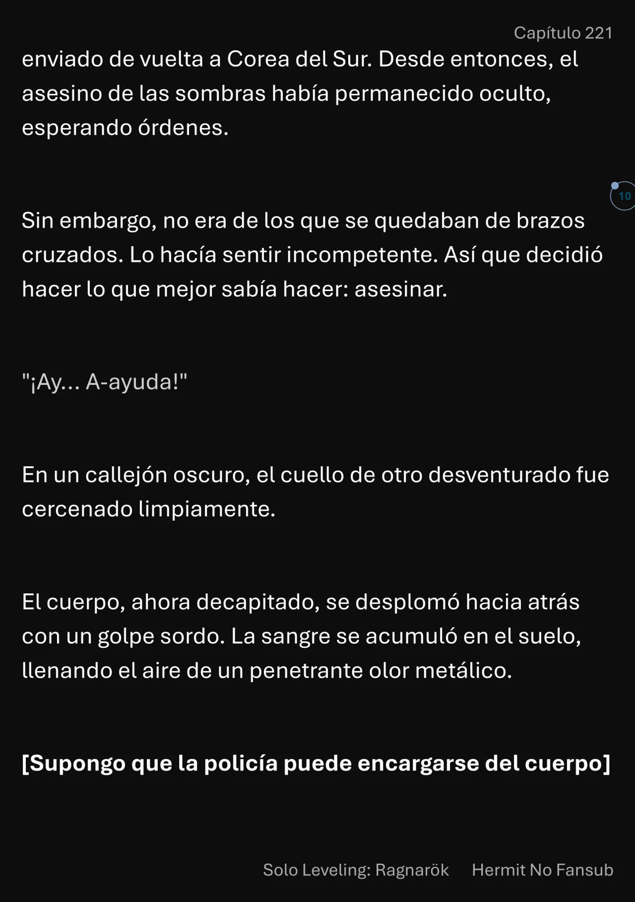 Página 11 del Manga