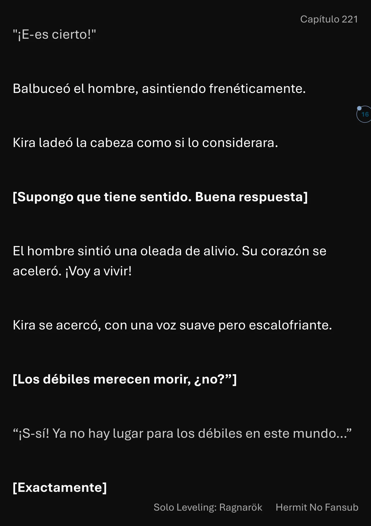 Página 17 del Manga