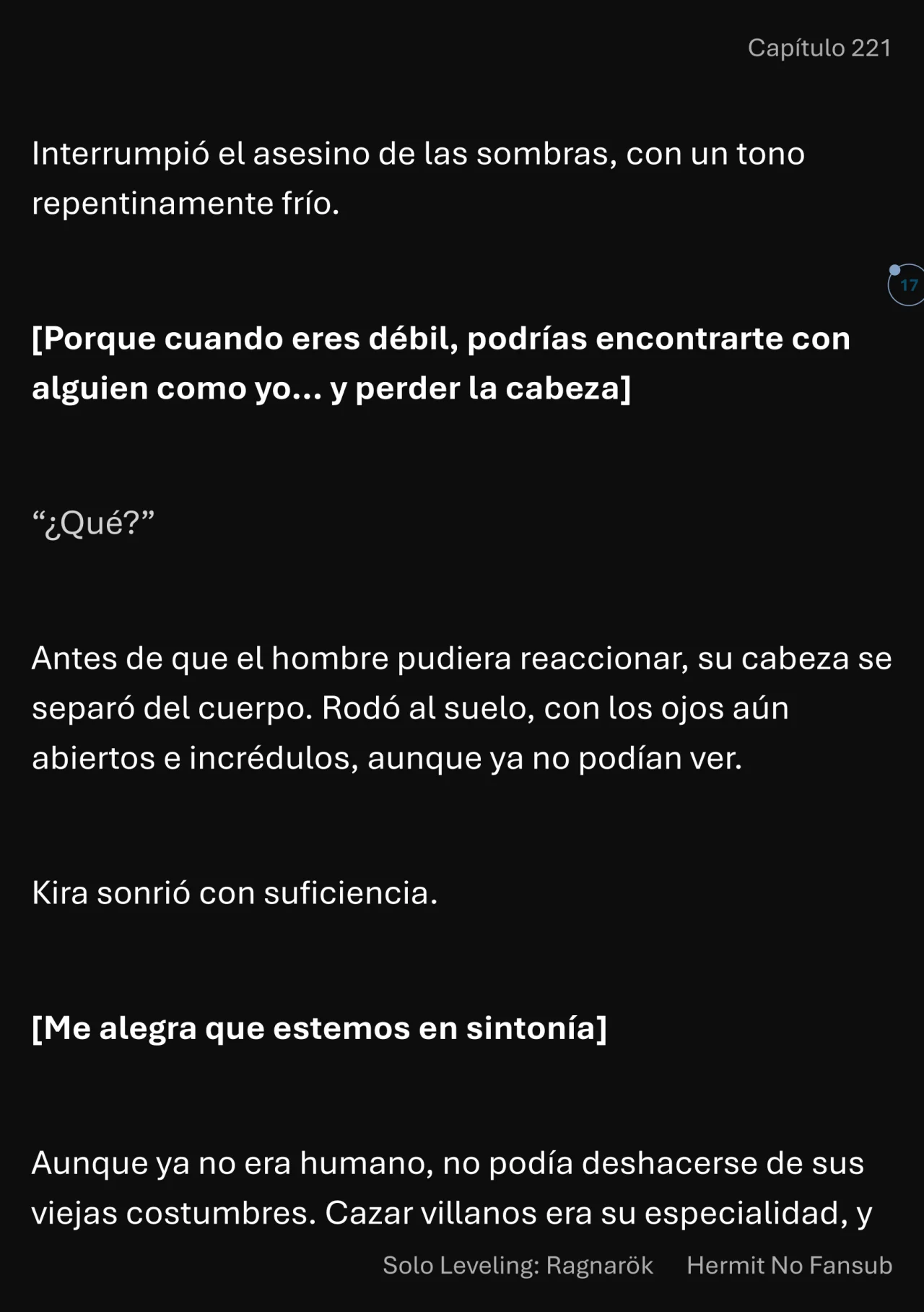 Página 18 del Manga