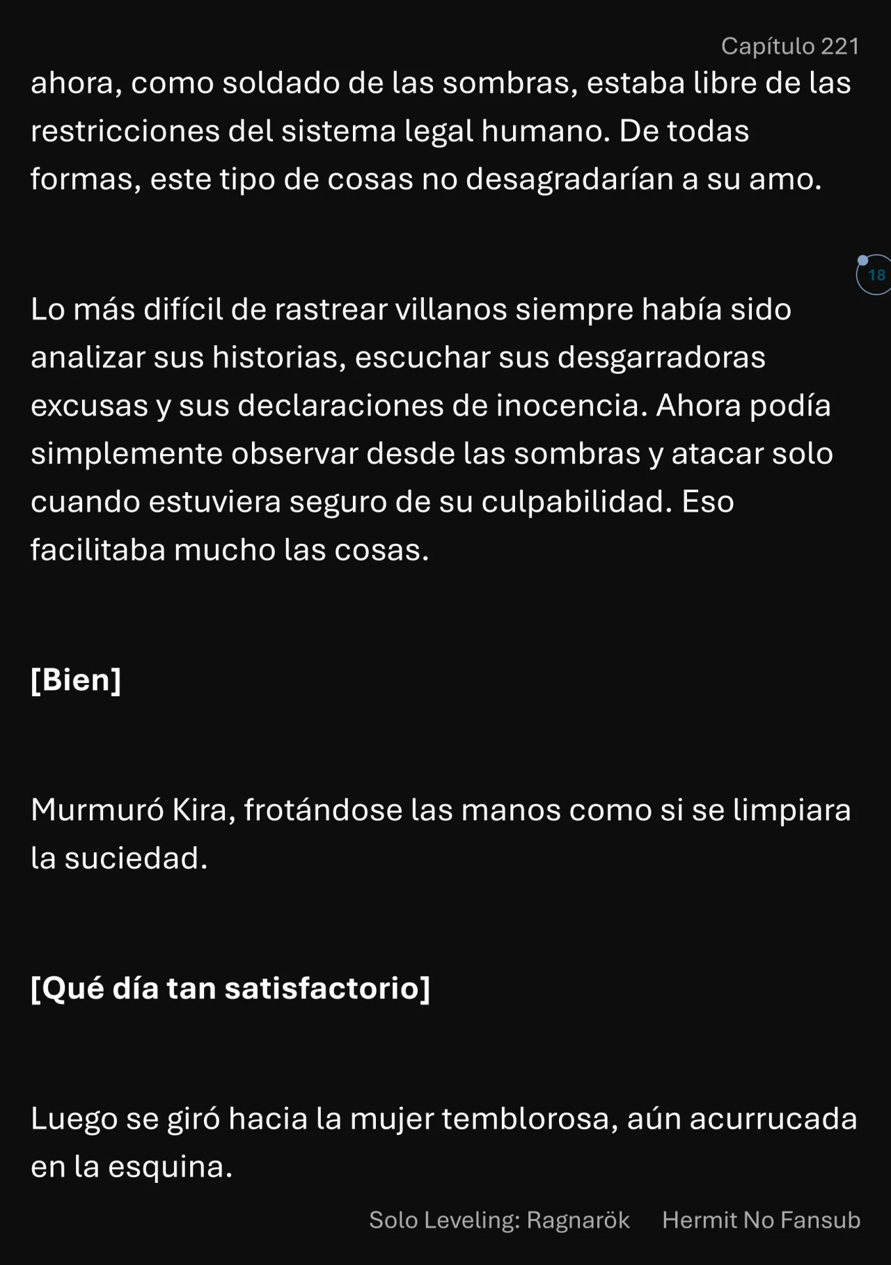 Página 19 del Manga