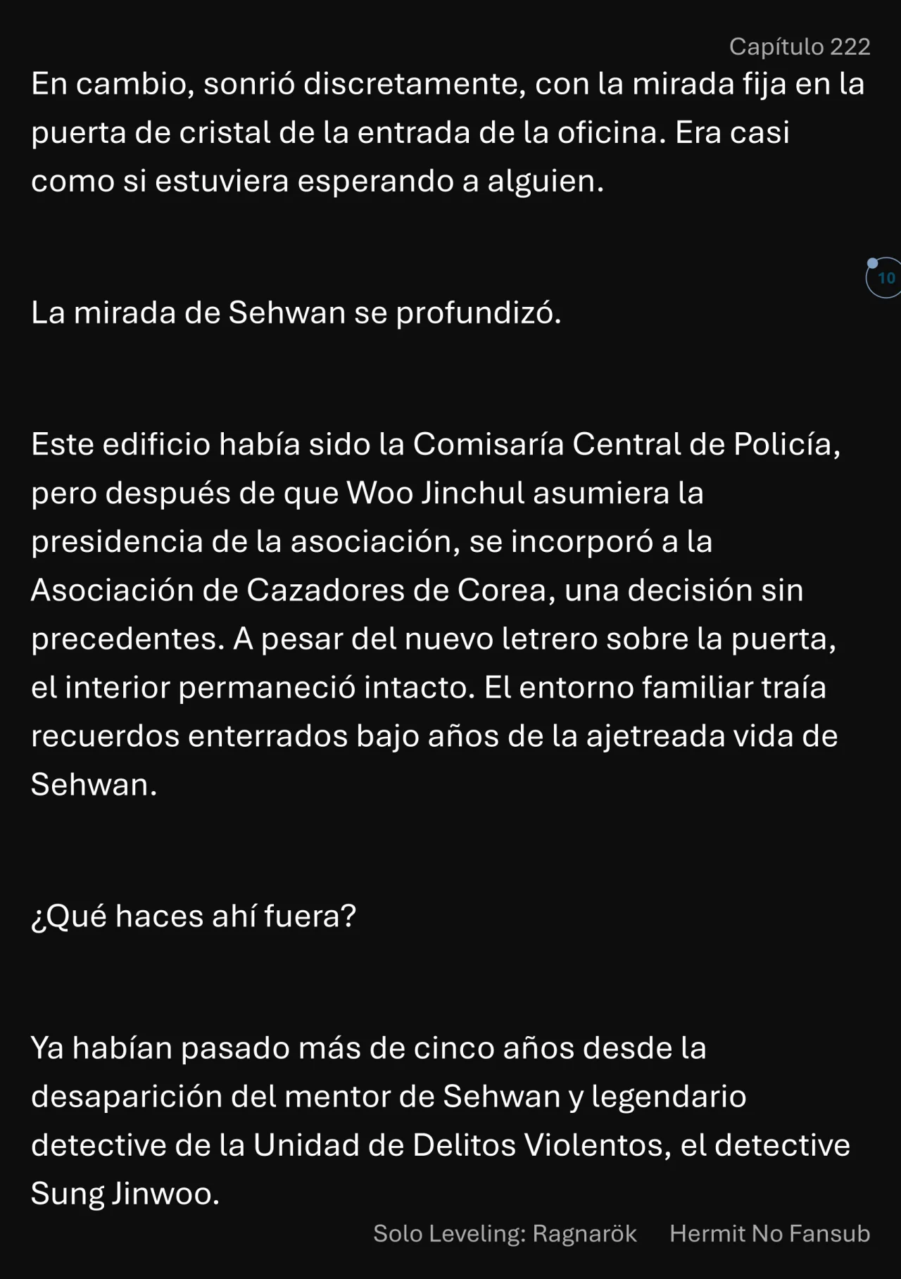 Página 11 del Manga