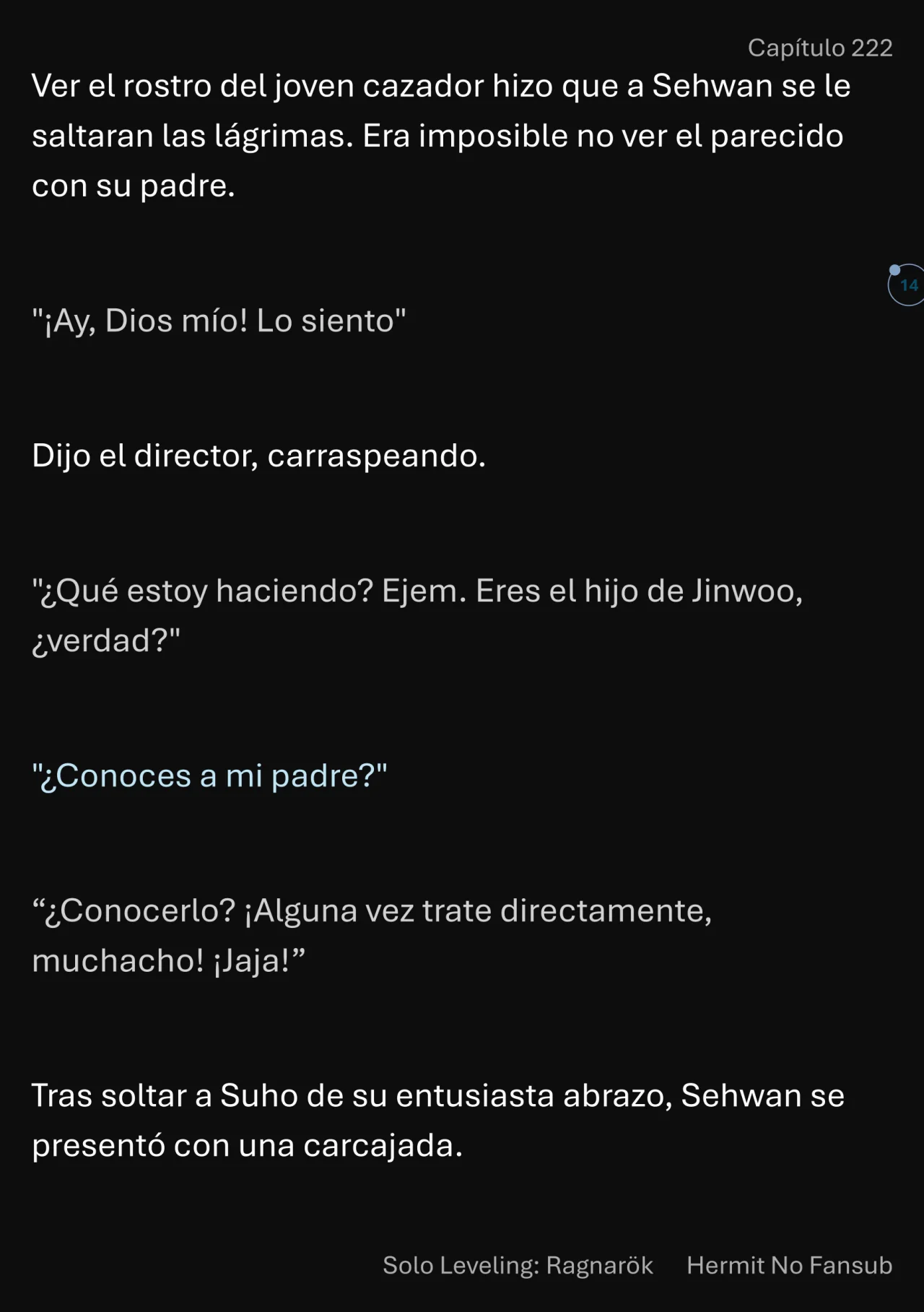 Página 15 del Manga