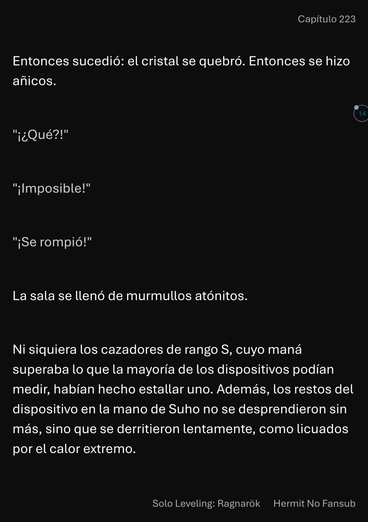 Página 15 del Manga