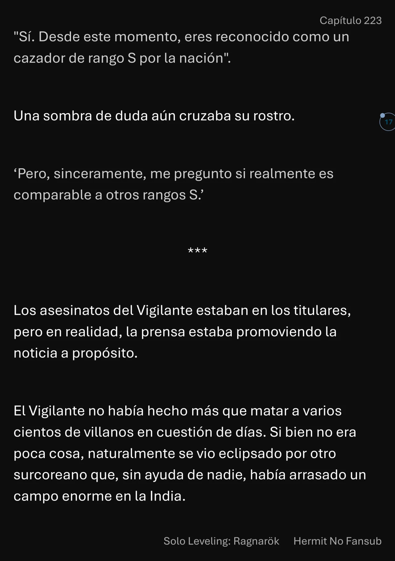 Página 18 del Manga