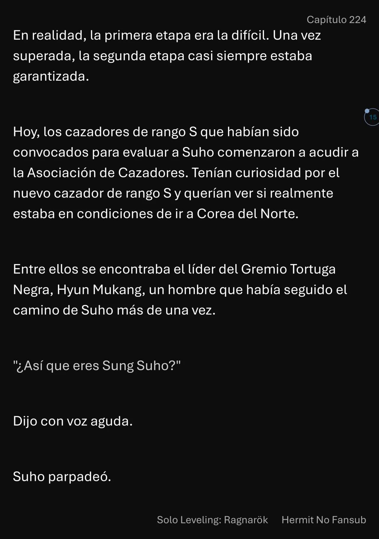 Página 16 del Manga