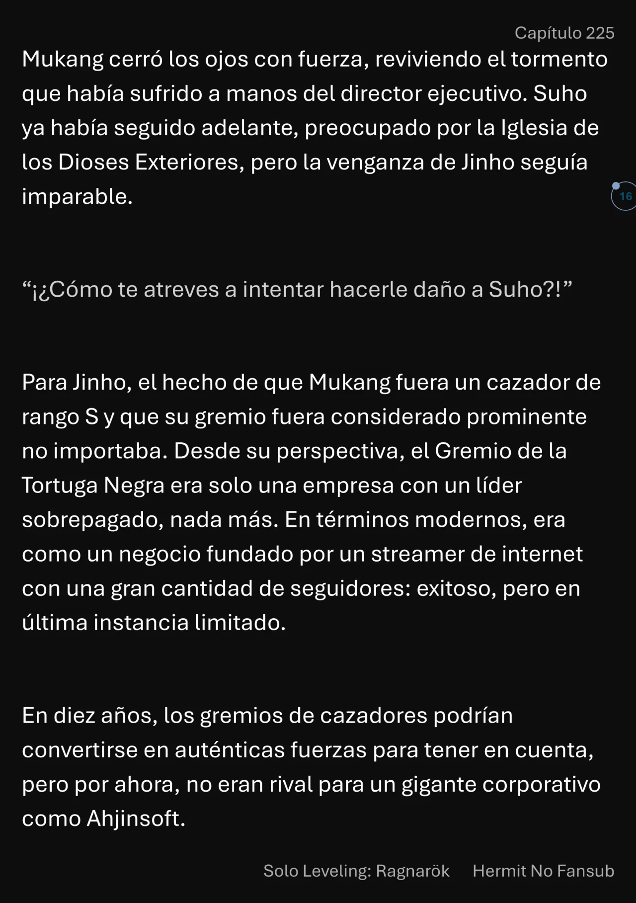 Página 17 del Manga