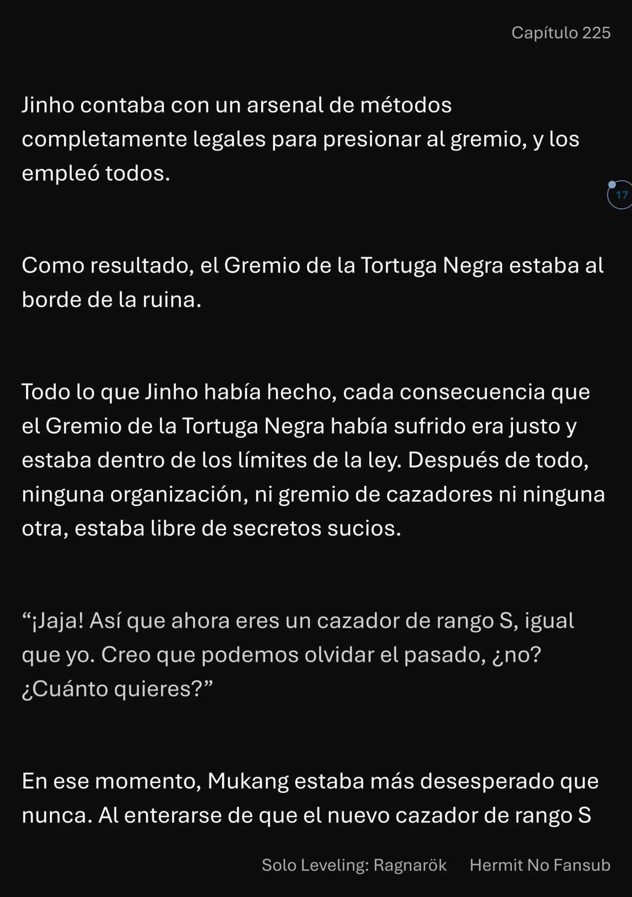 Página 18 del Manga