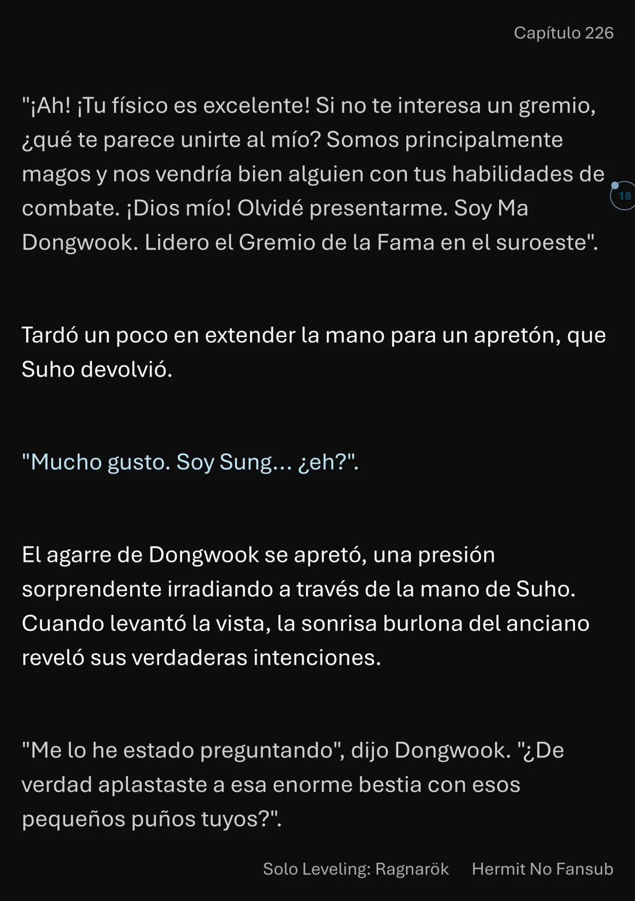 Página 19 del Manga