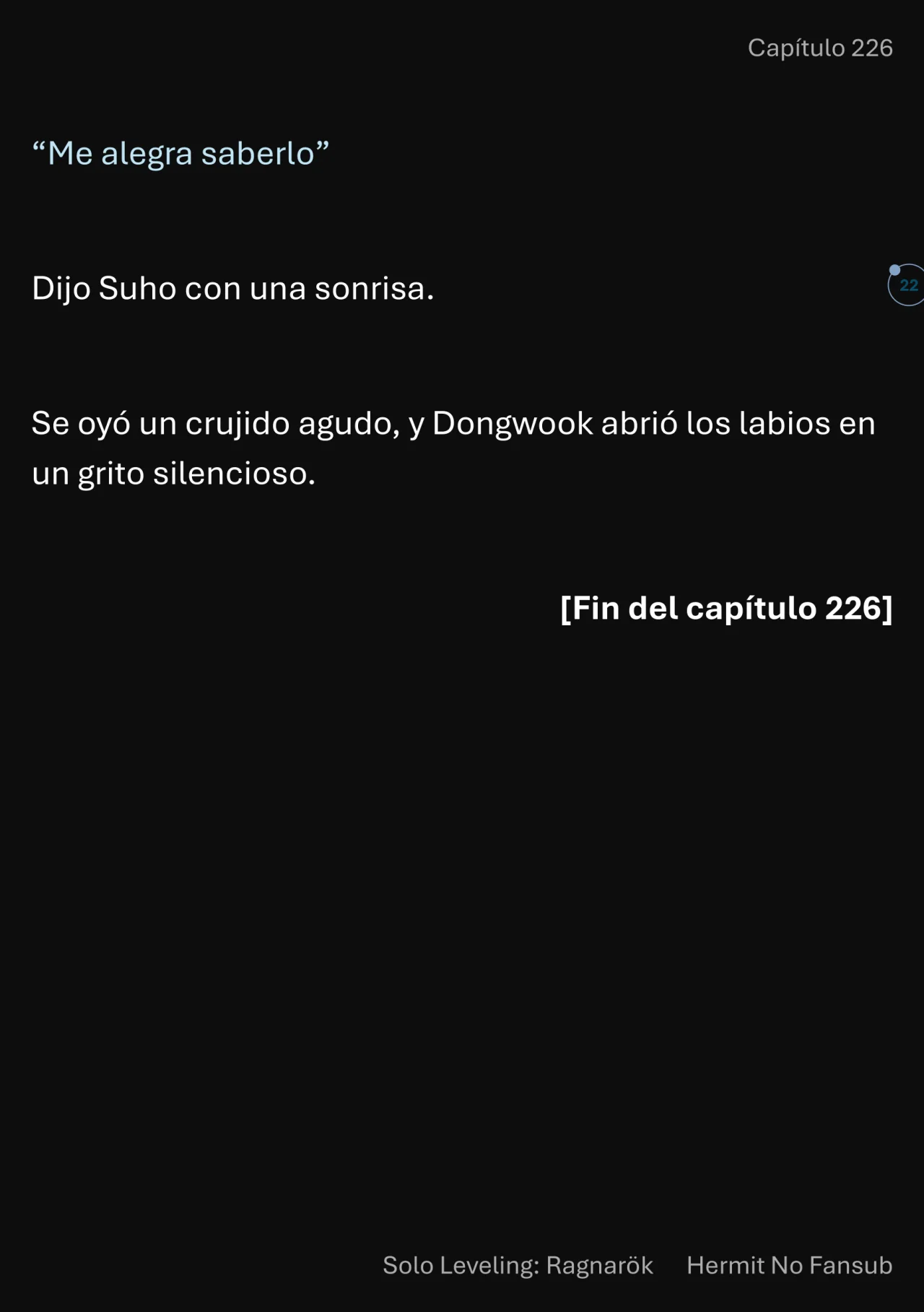 Página 23 del Manga