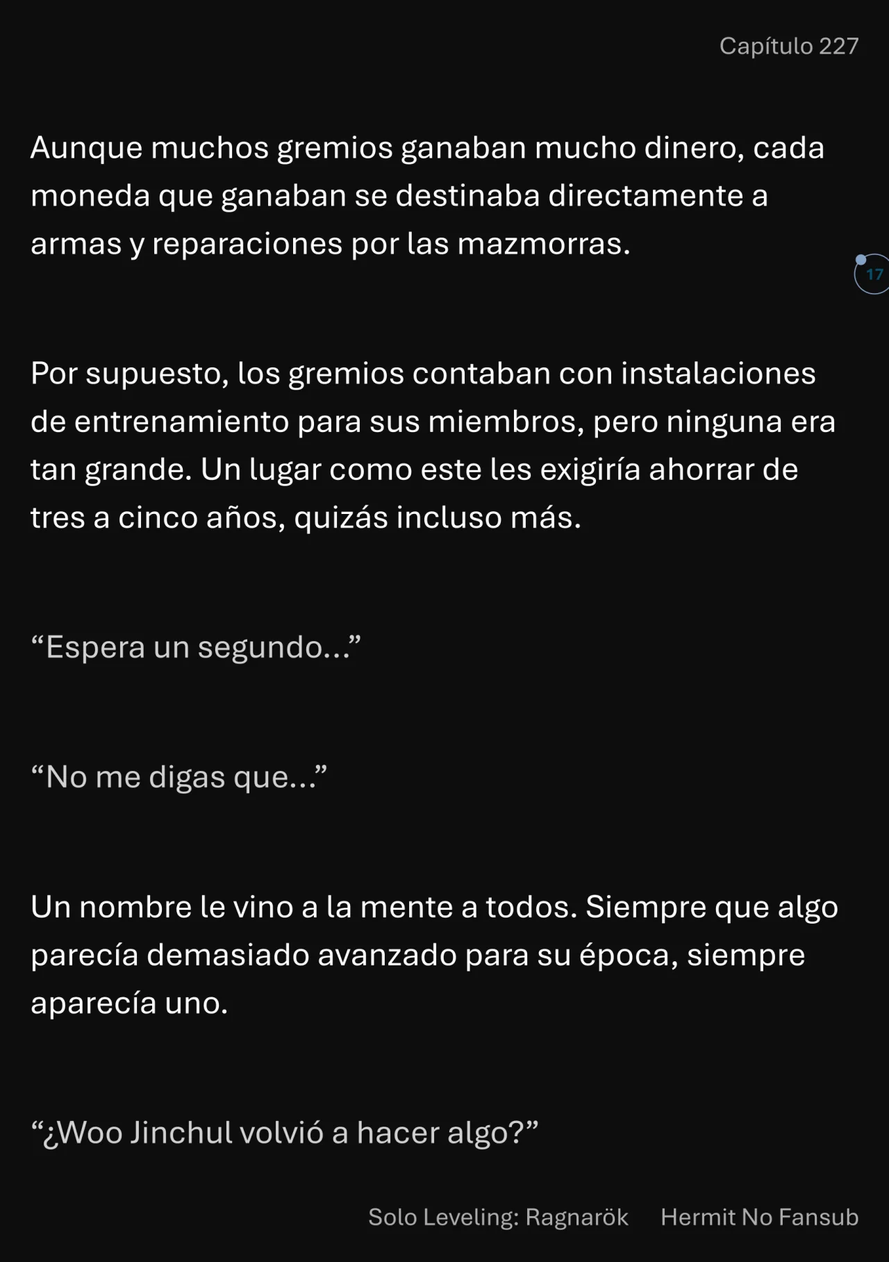 Página 18 del Manga