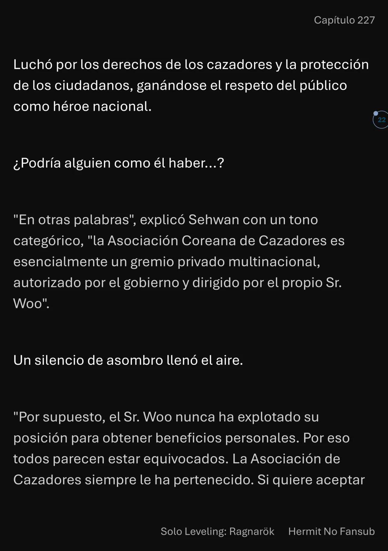 Página 23 del Manga