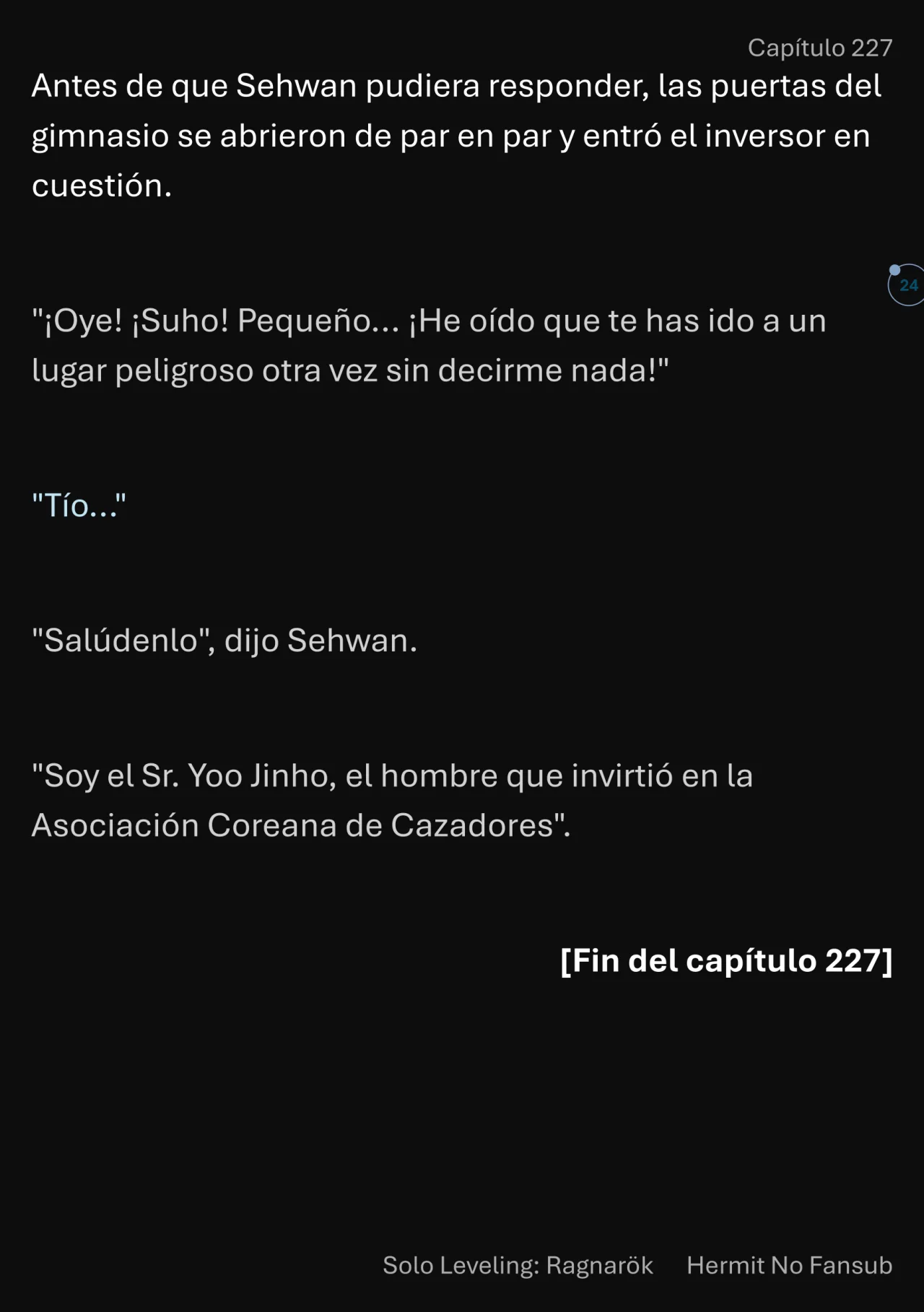 Página 25 del Manga