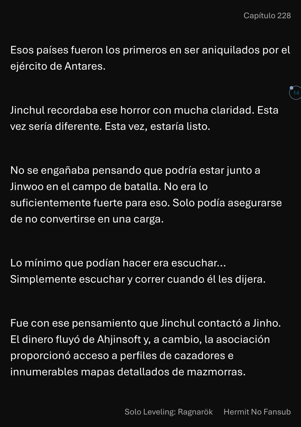 Página 15 del Manga