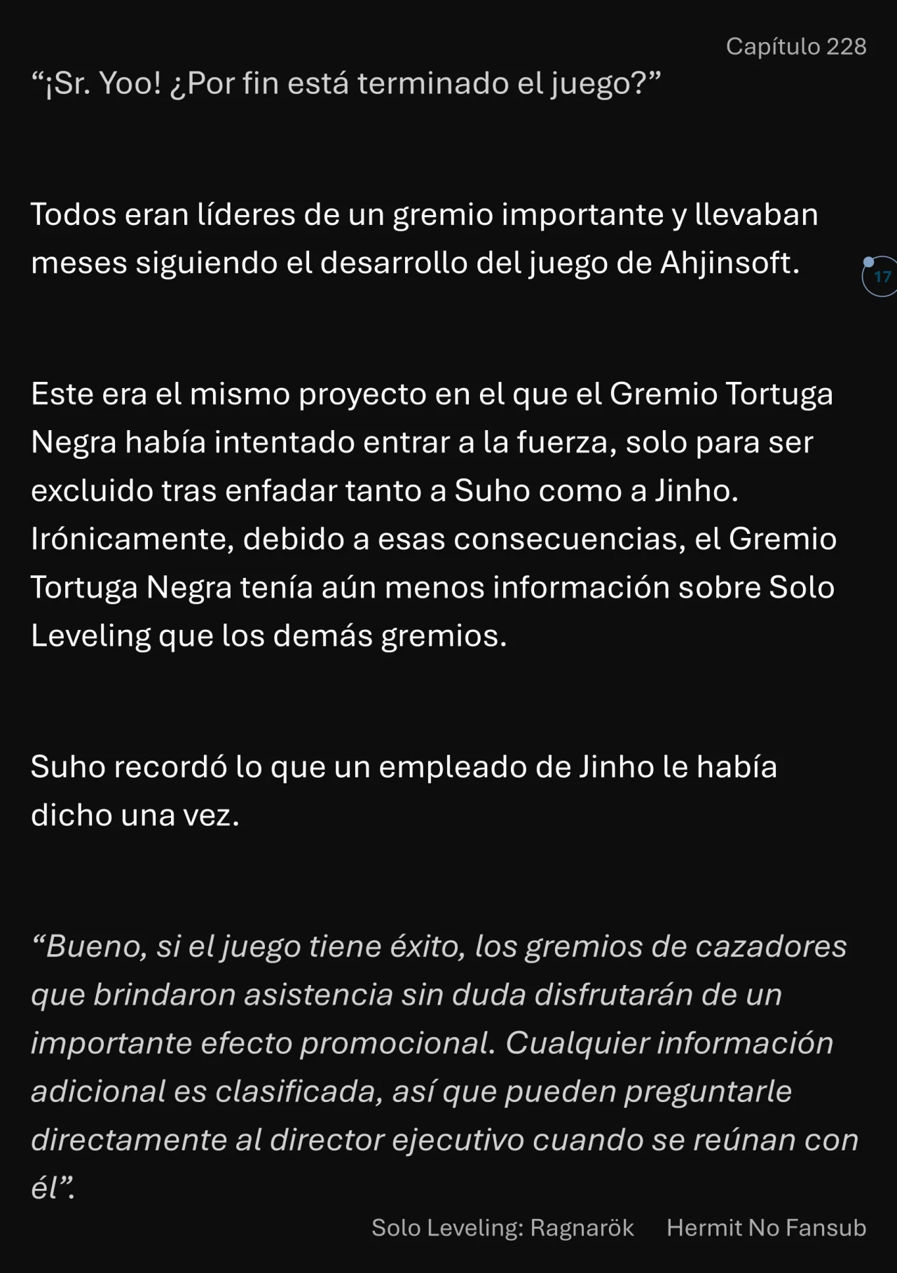 Página 18 del Manga