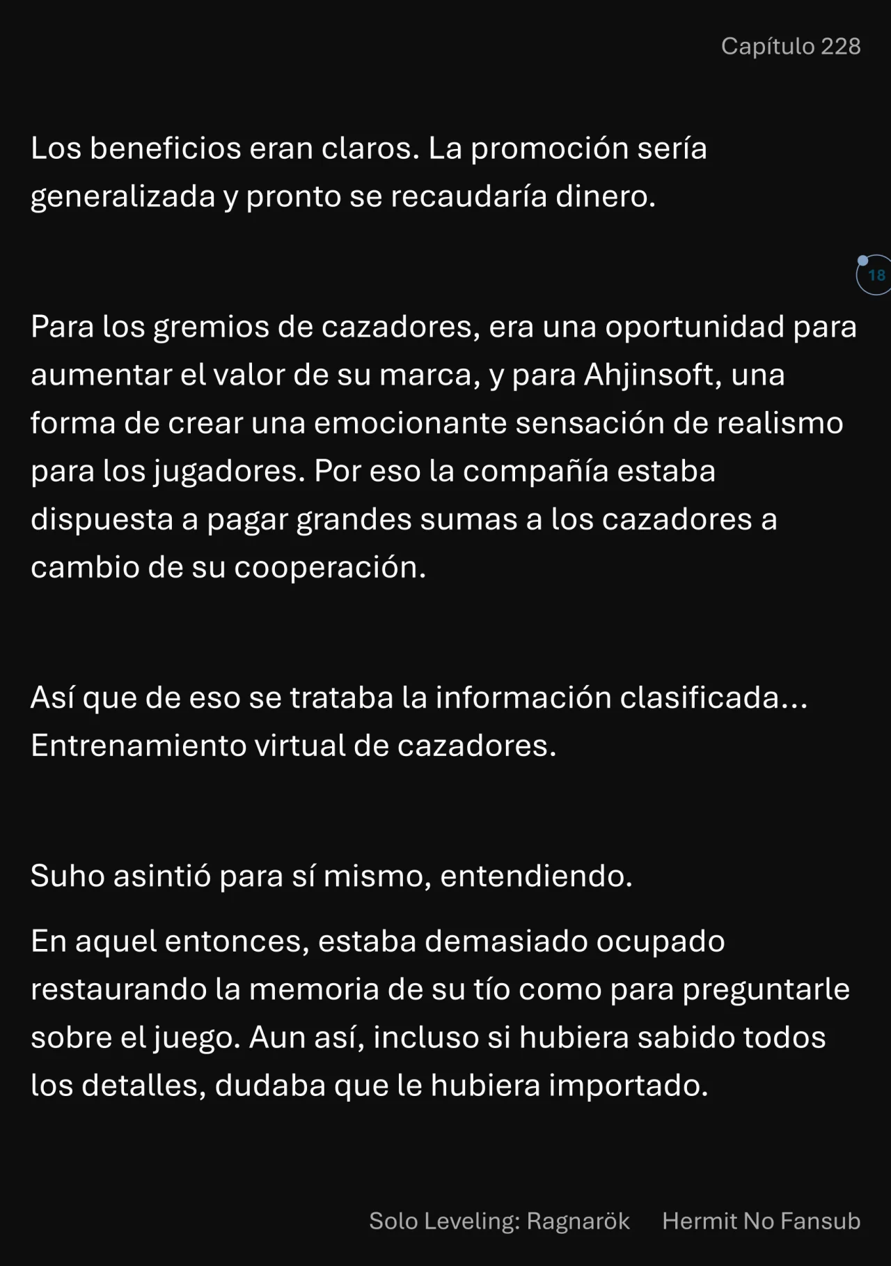 Página 19 del Manga