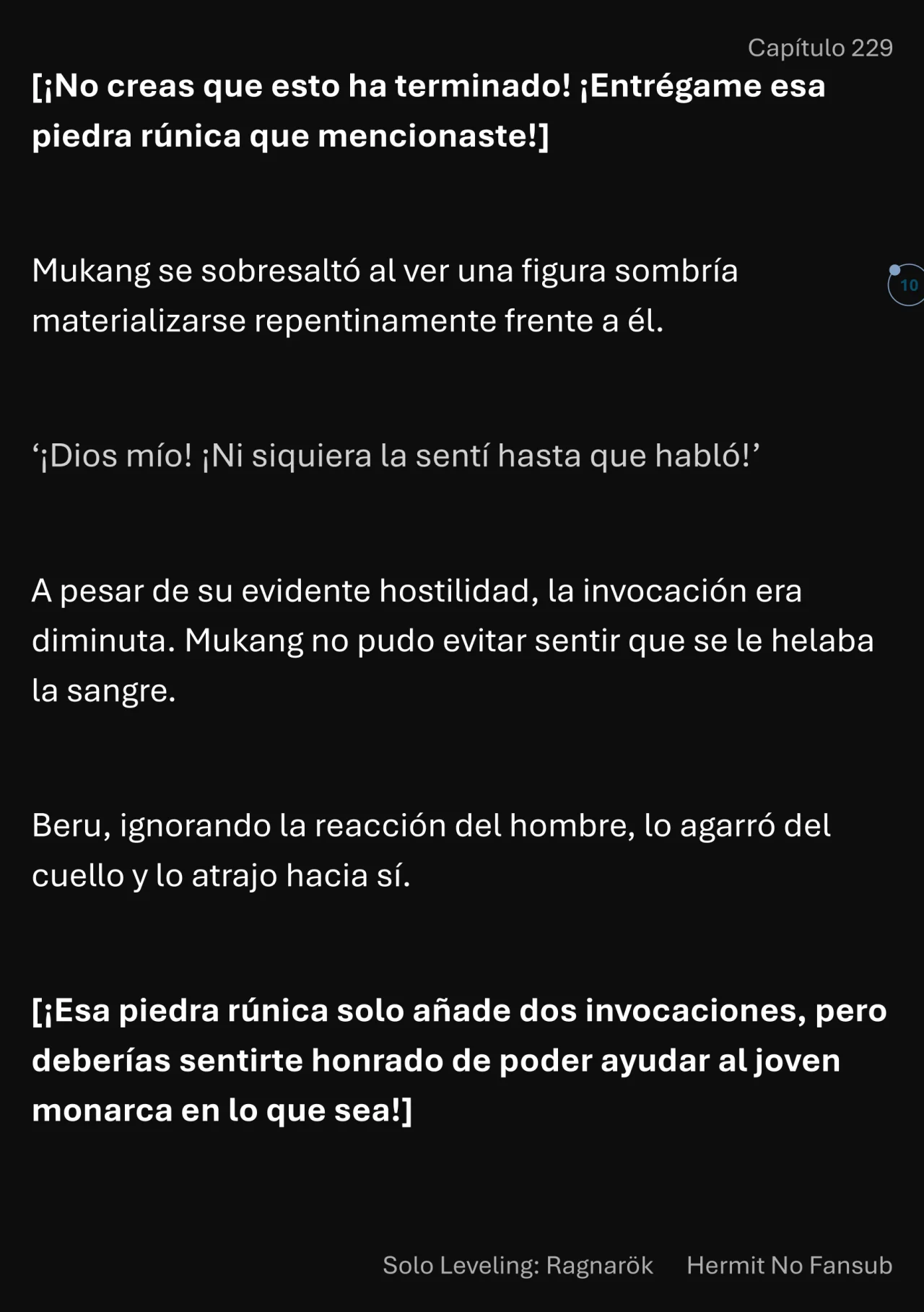 Página 11 del Manga