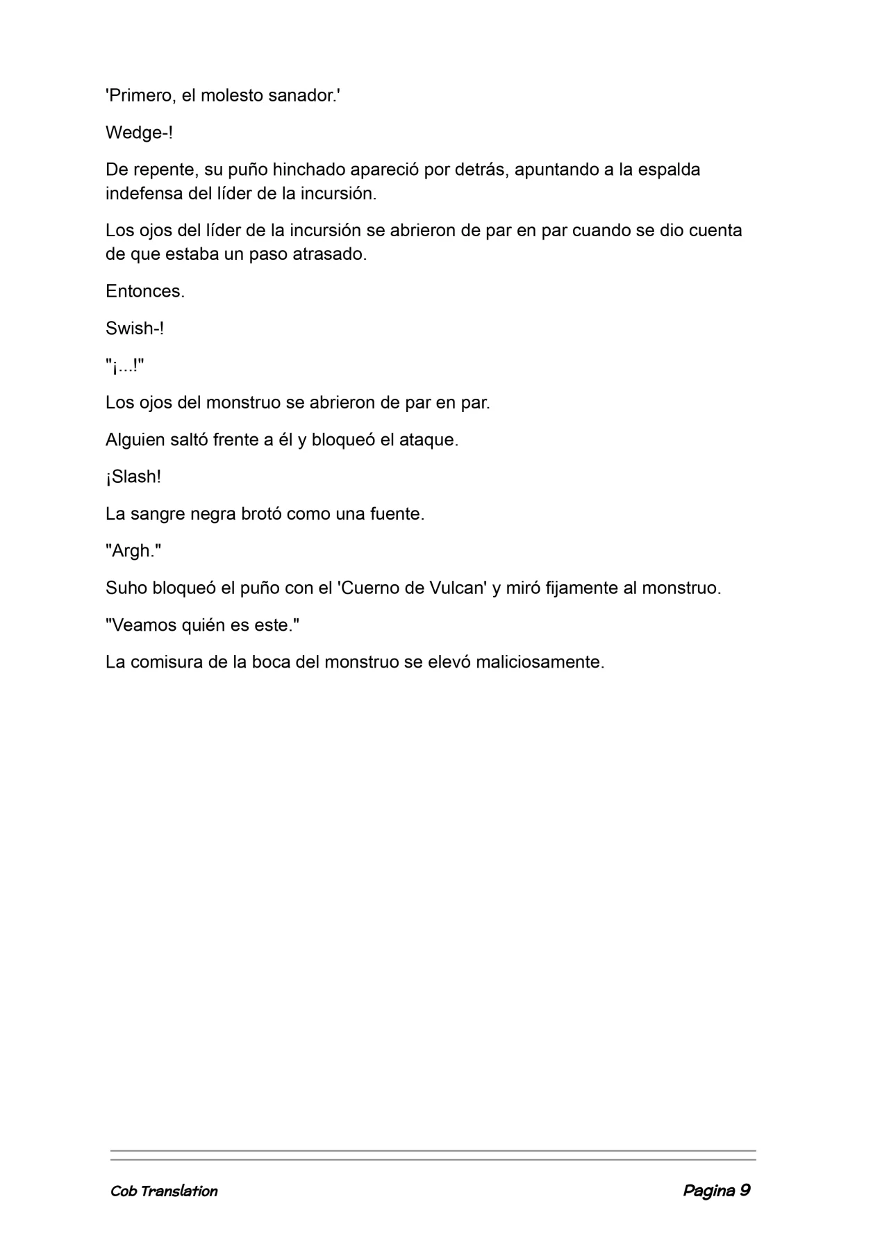 Página 9 del Manga
