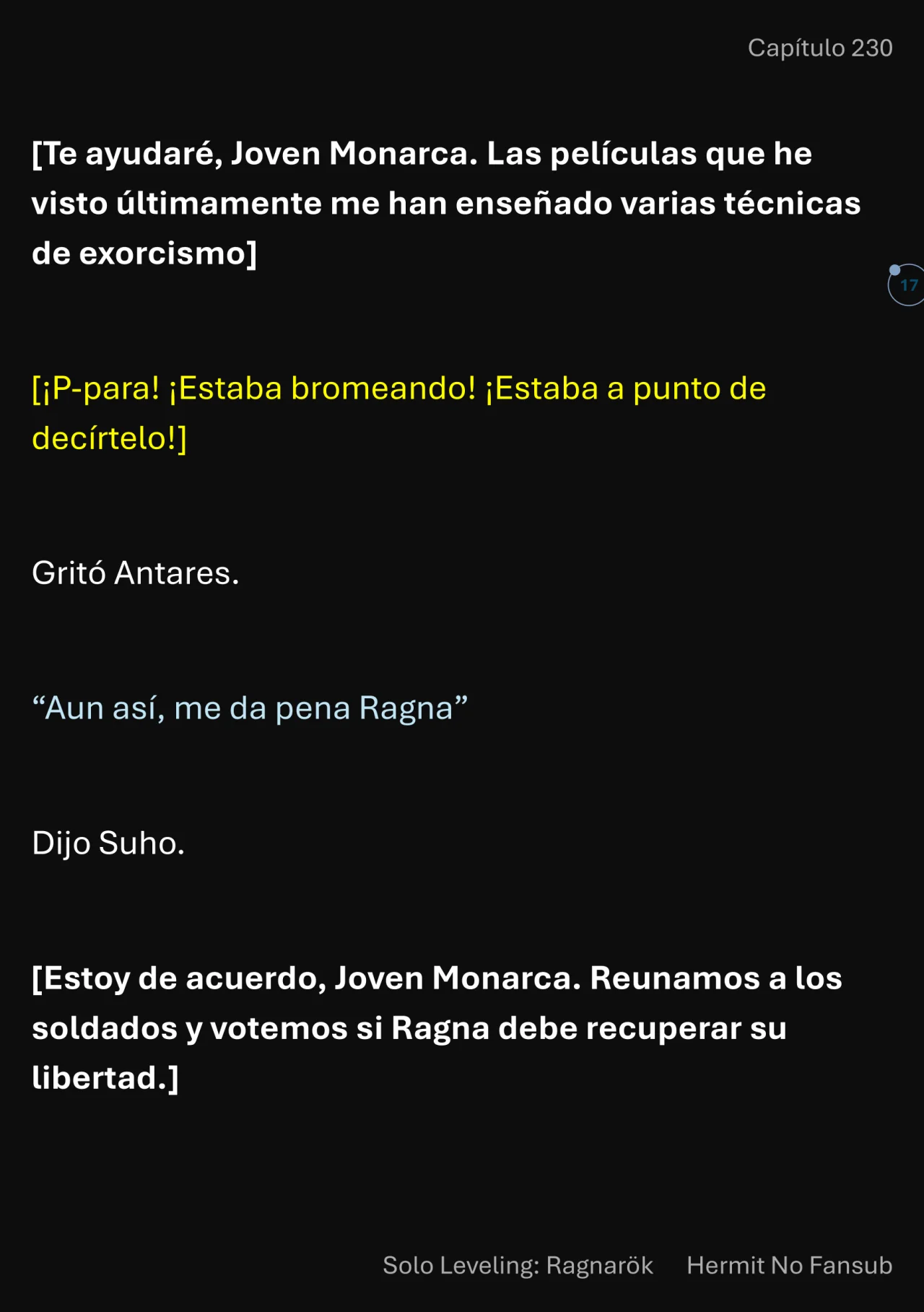 Página 18 del Manga