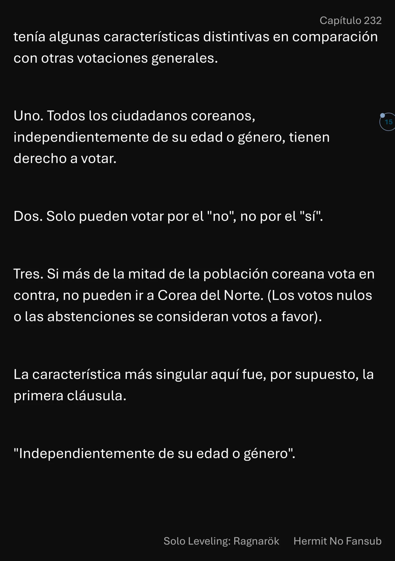 Página 16 del Manga