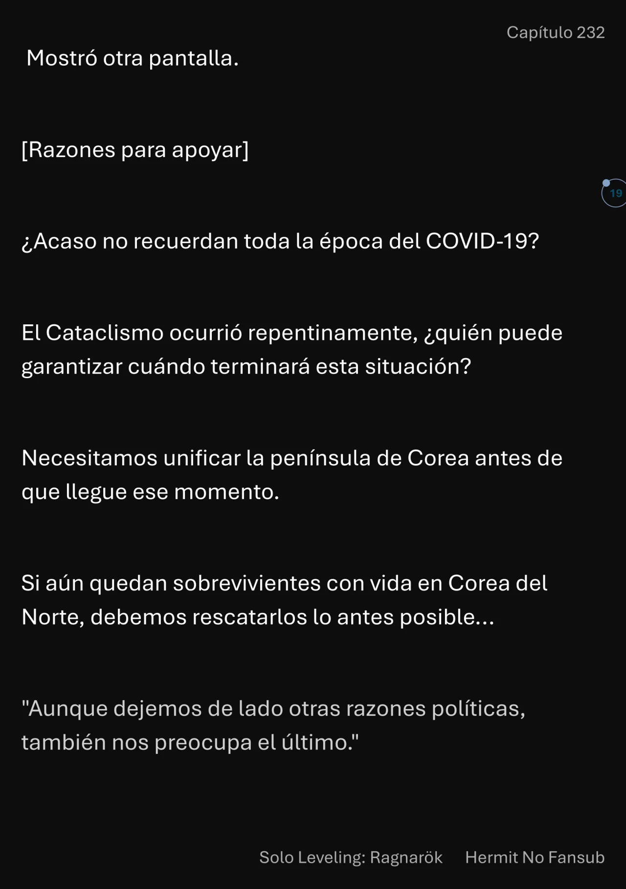 Página 20 del Manga