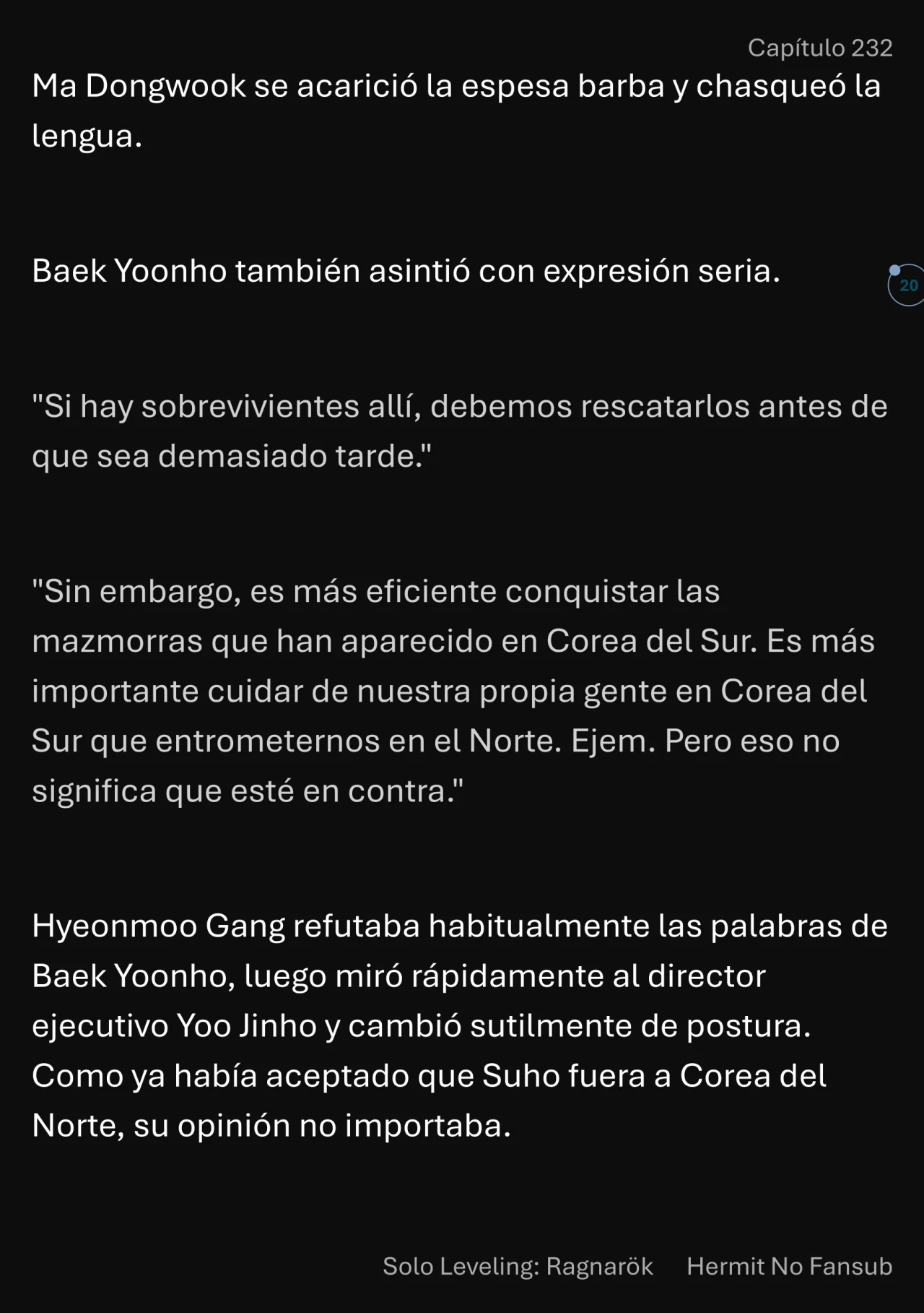 Página 21 del Manga