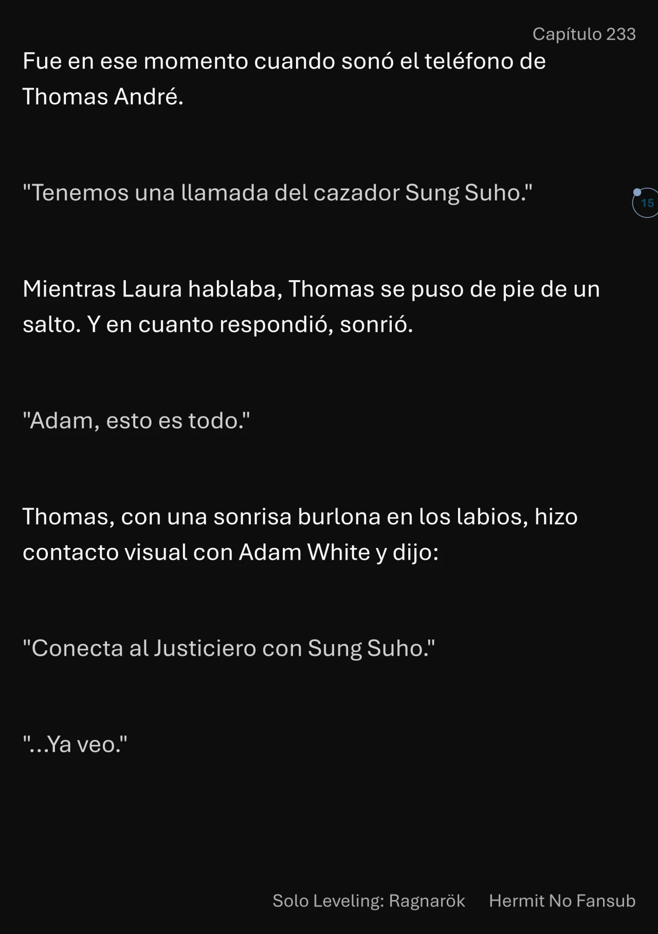 Página 16 del Manga