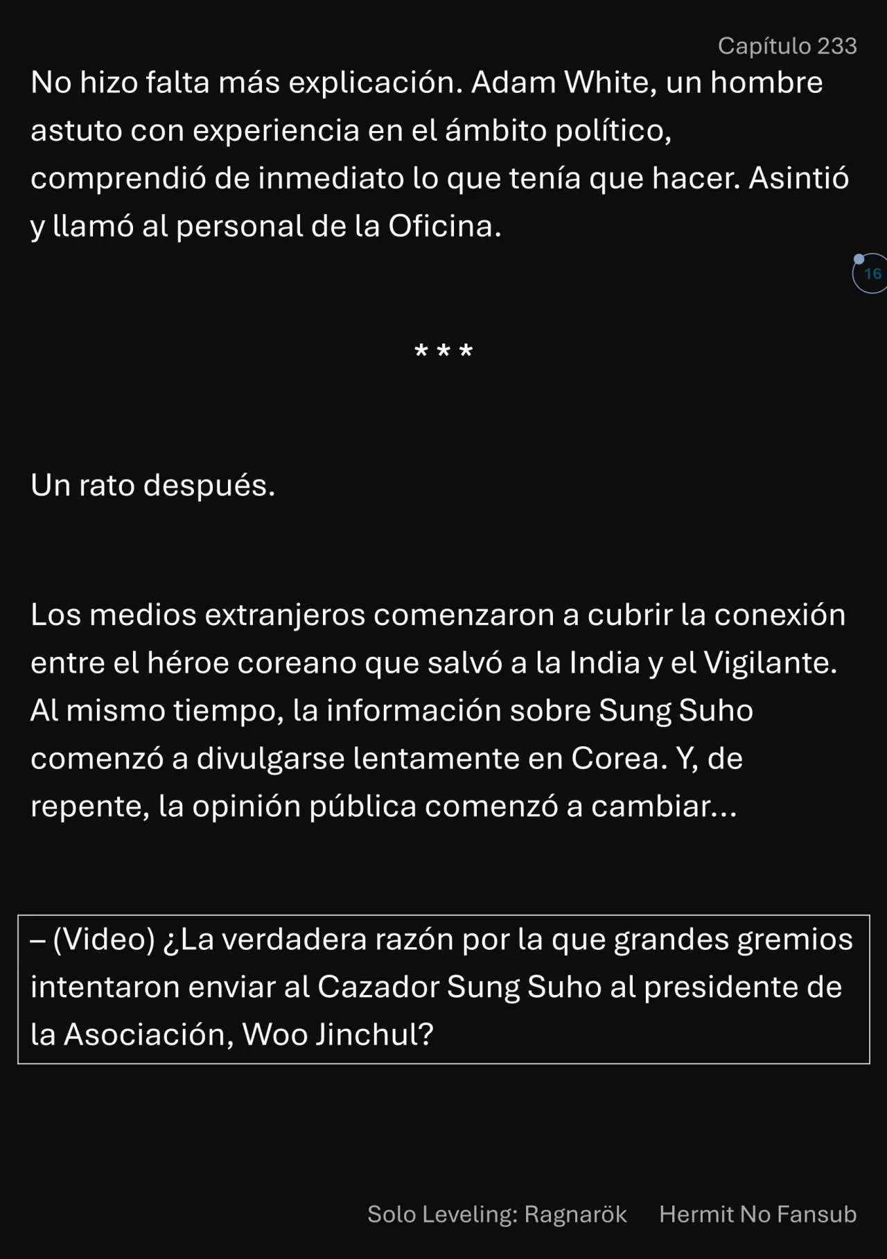 Página 17 del Manga