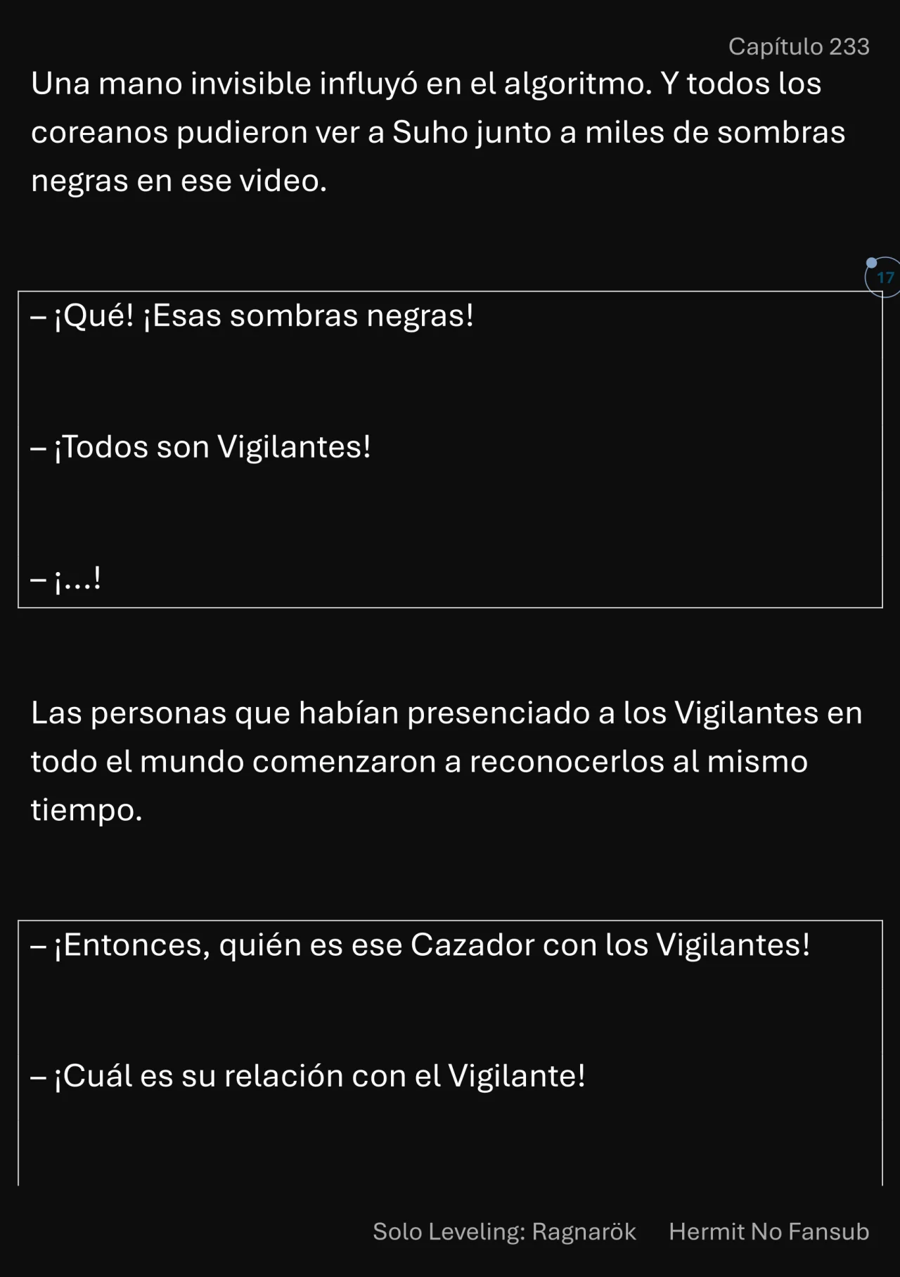 Página 18 del Manga