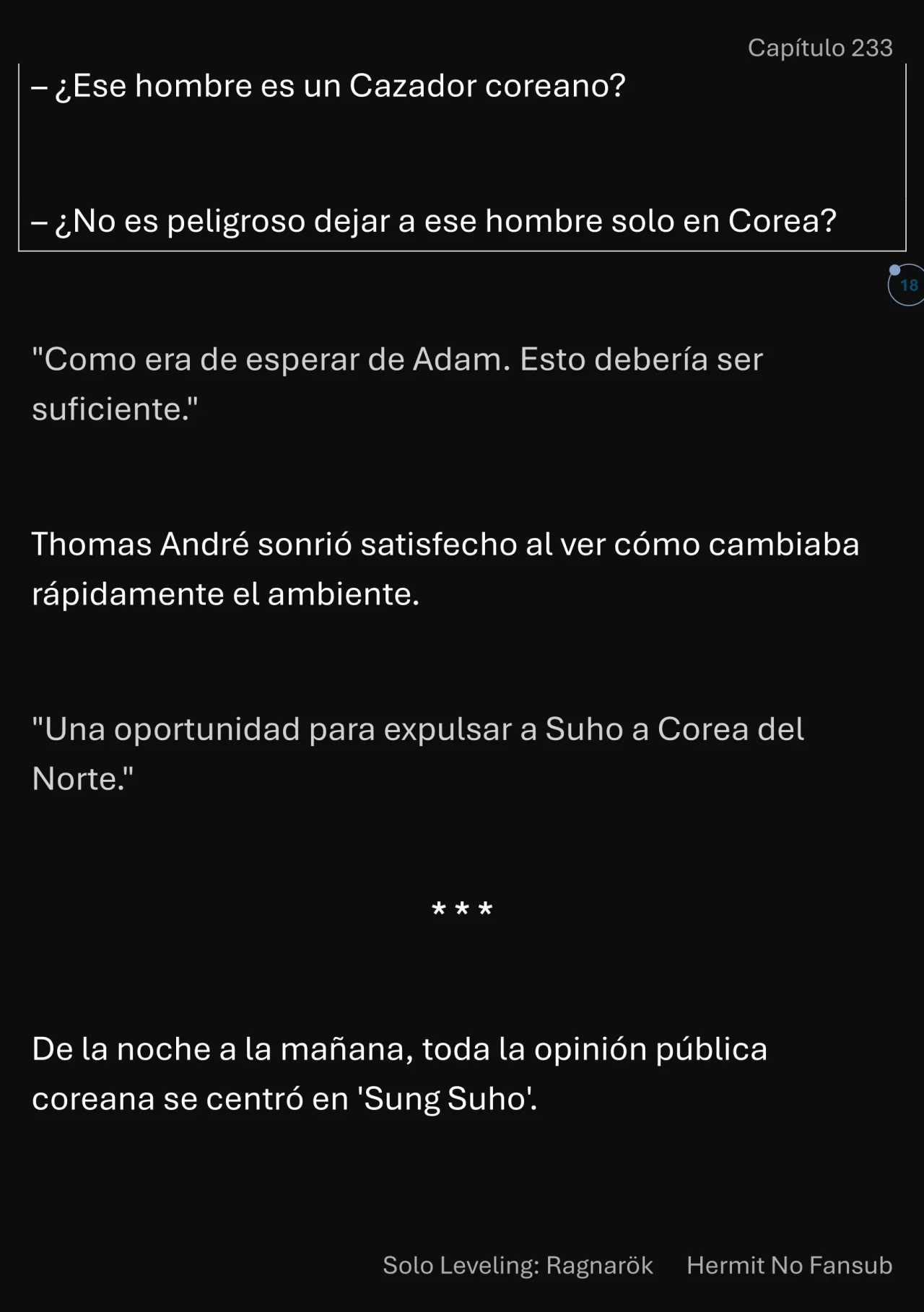 Página 19 del Manga