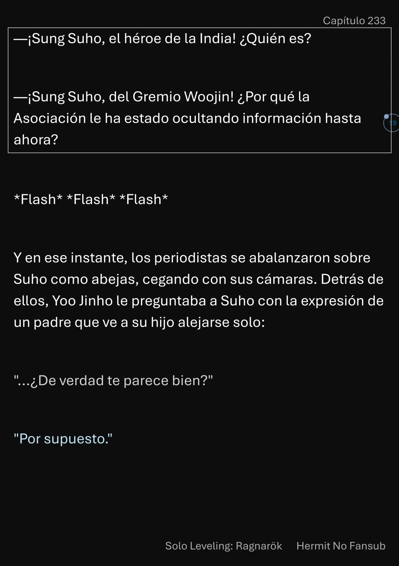 Página 20 del Manga