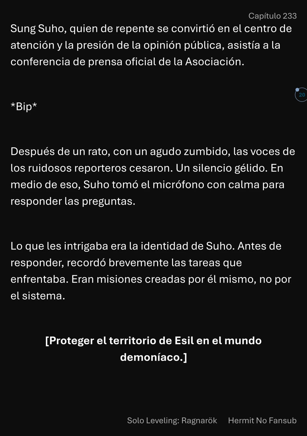 Página 21 del Manga