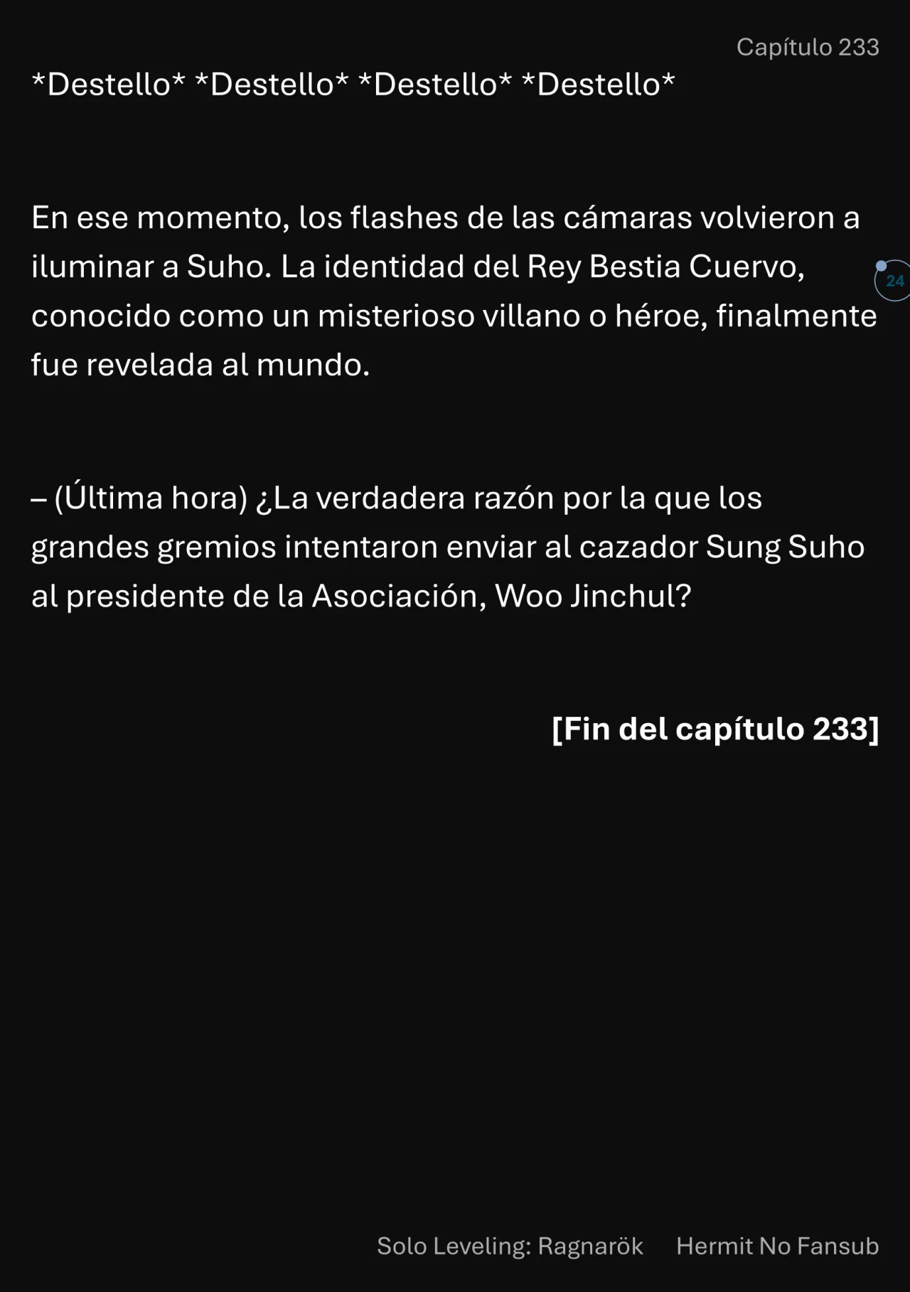 Página 25 del Manga