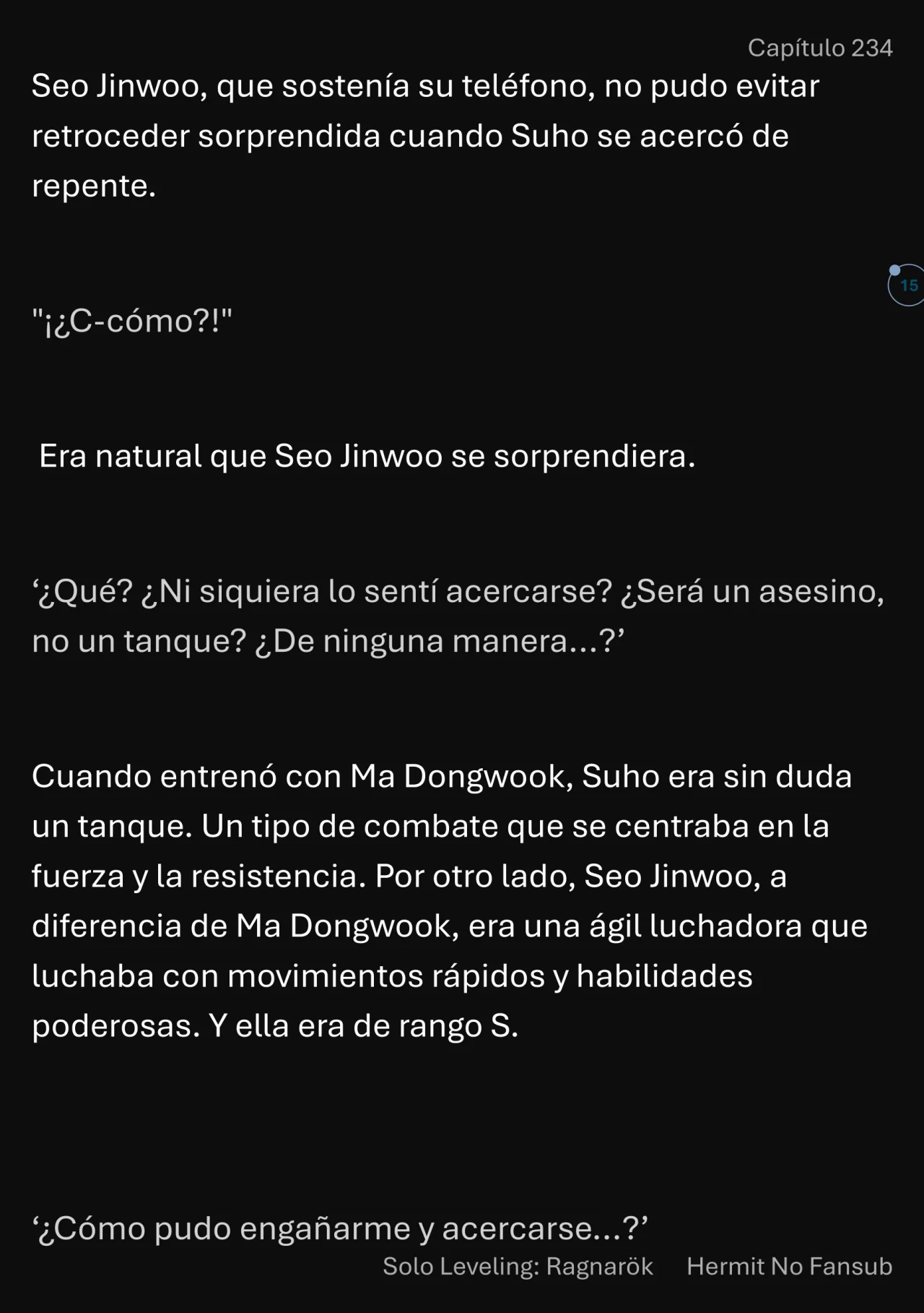 Página 16 del Manga