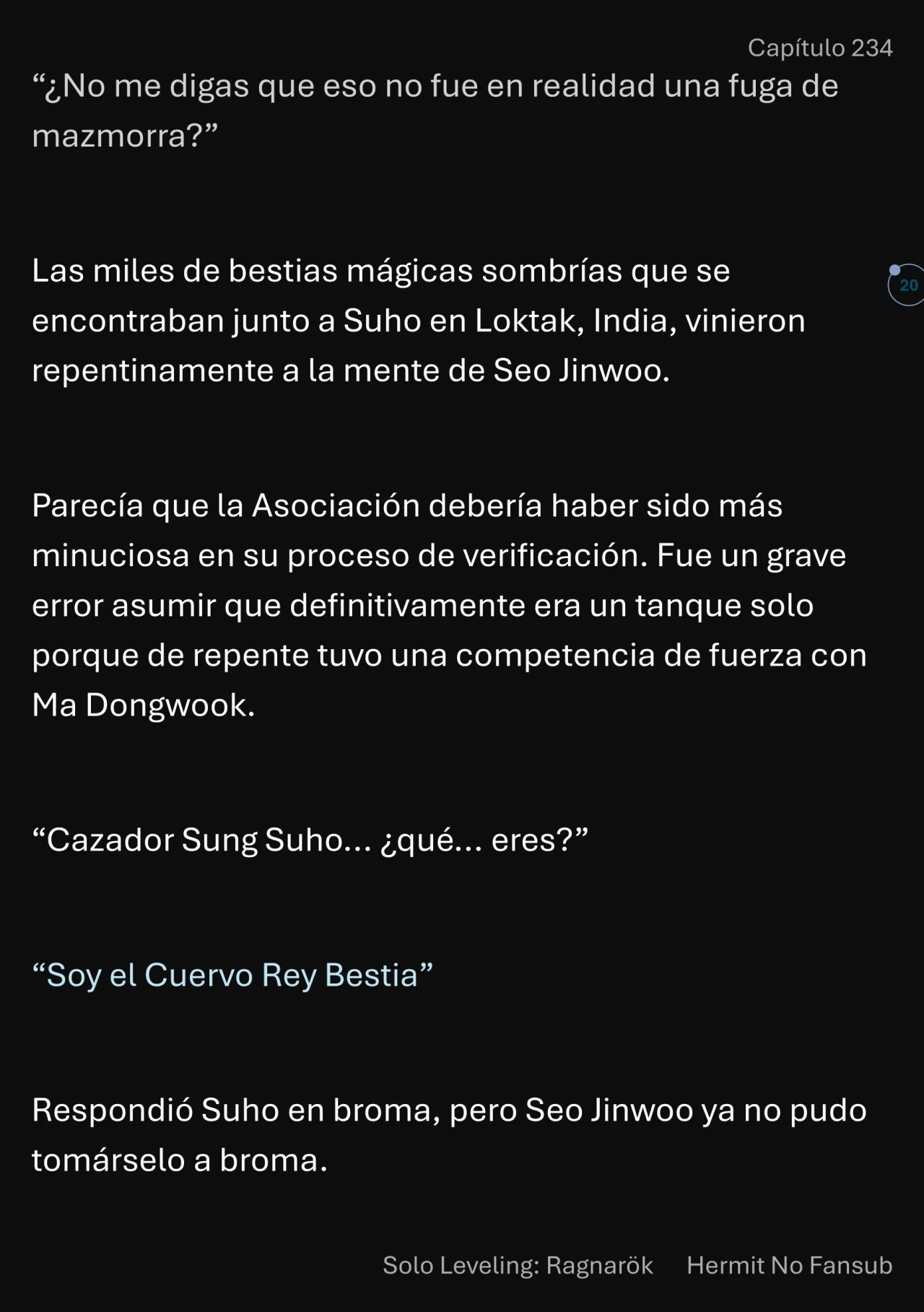 Página 21 del Manga