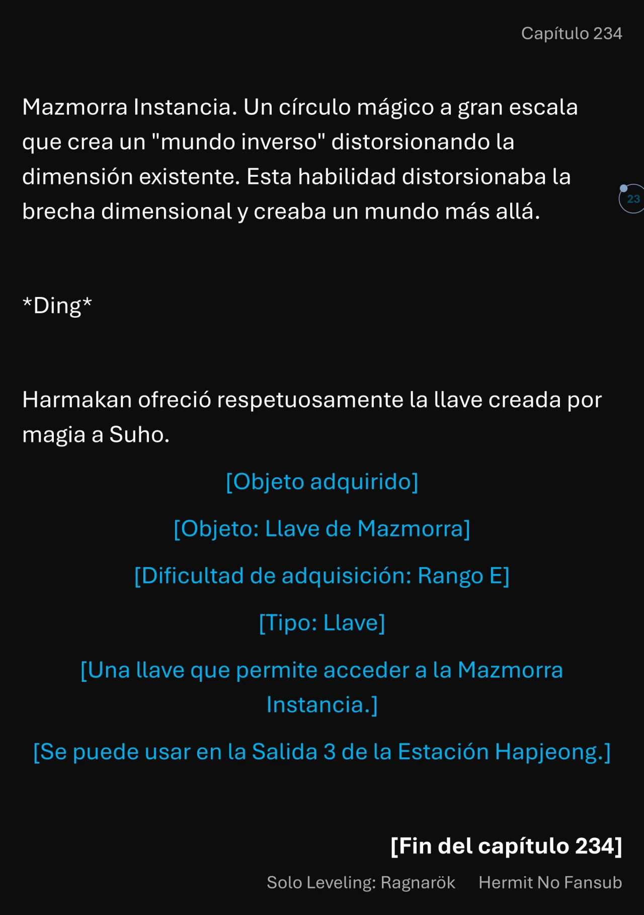 Página 24 del Manga