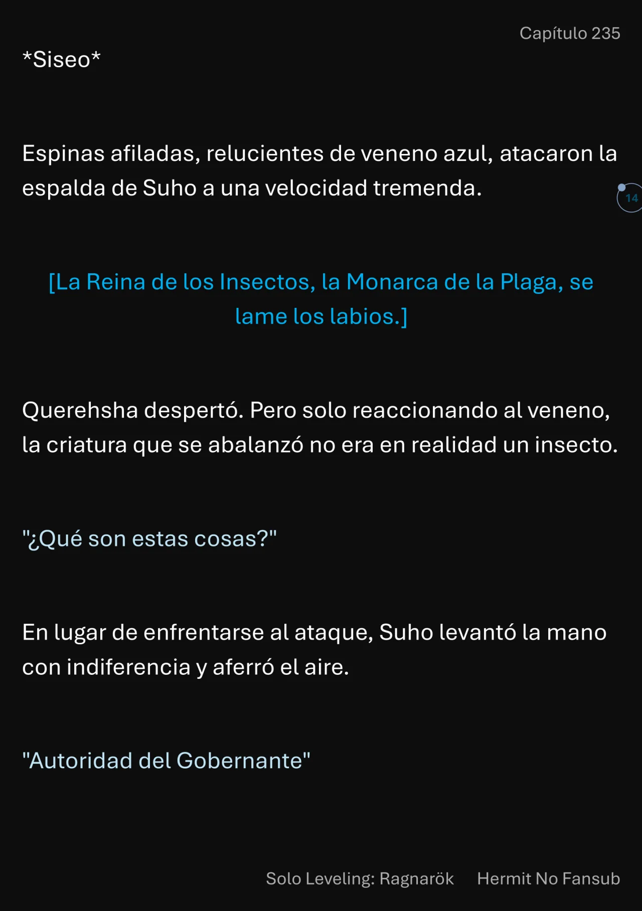 Página 15 del Manga