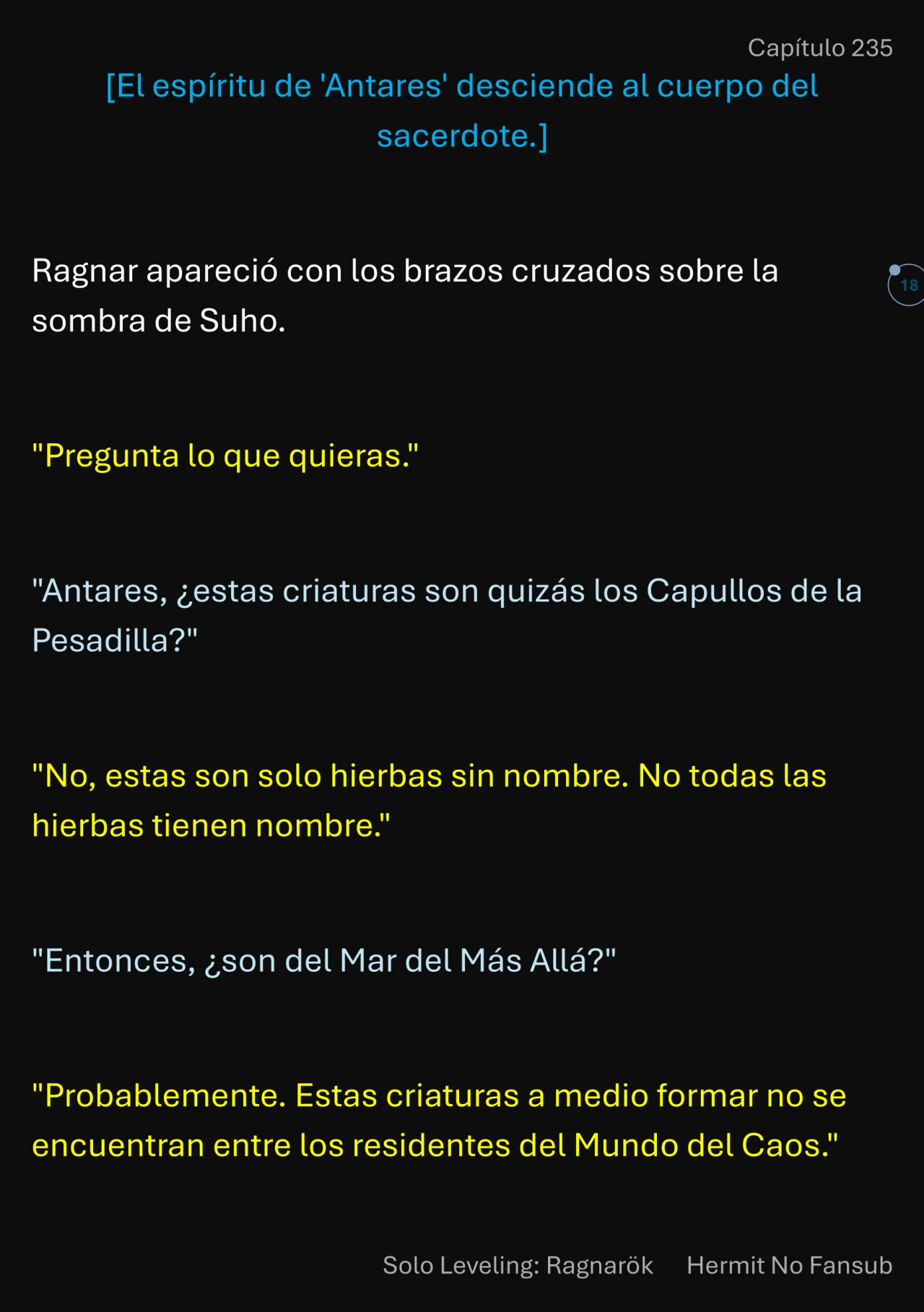 Página 19 del Manga