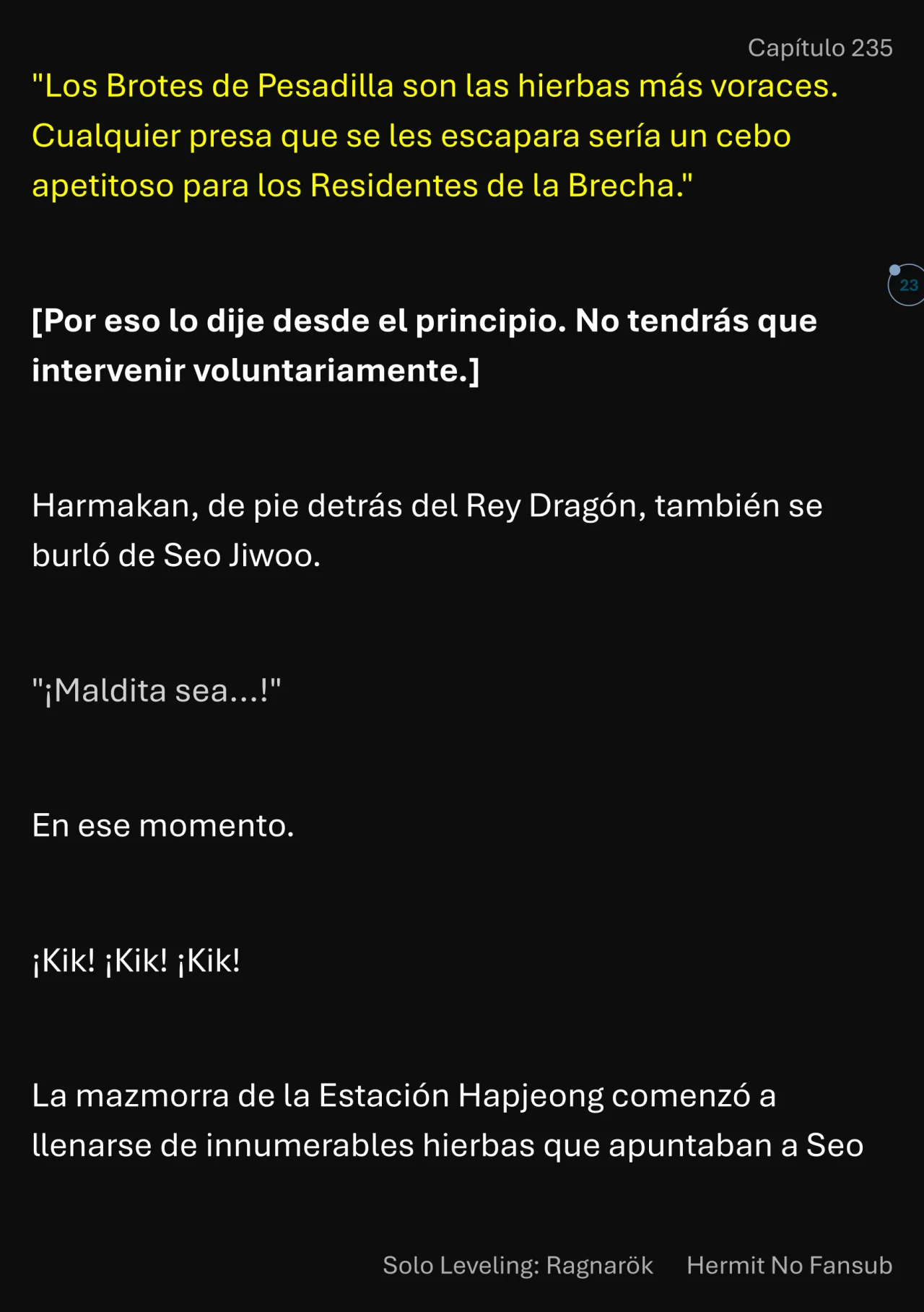 Página 24 del Manga