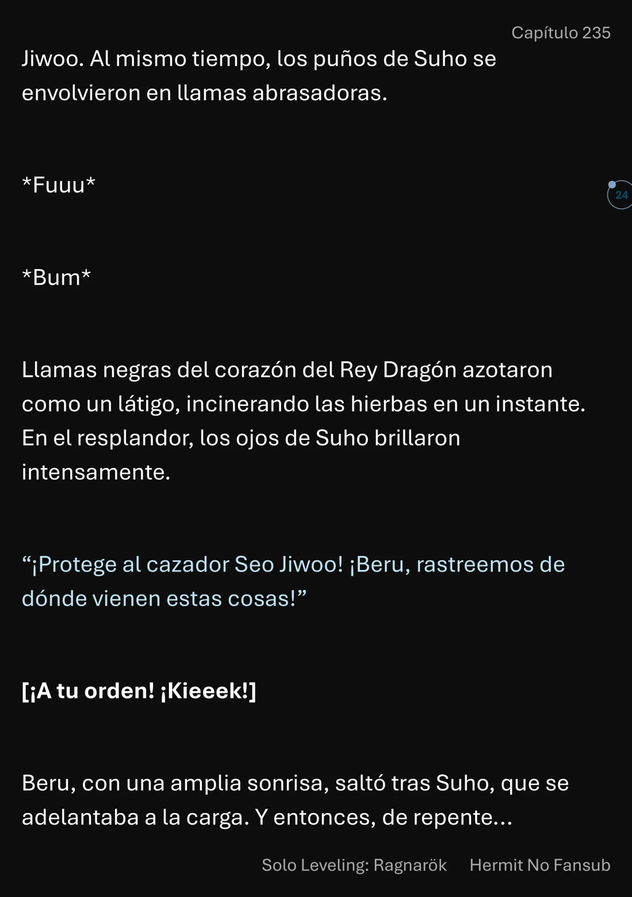 Página 25 del Manga