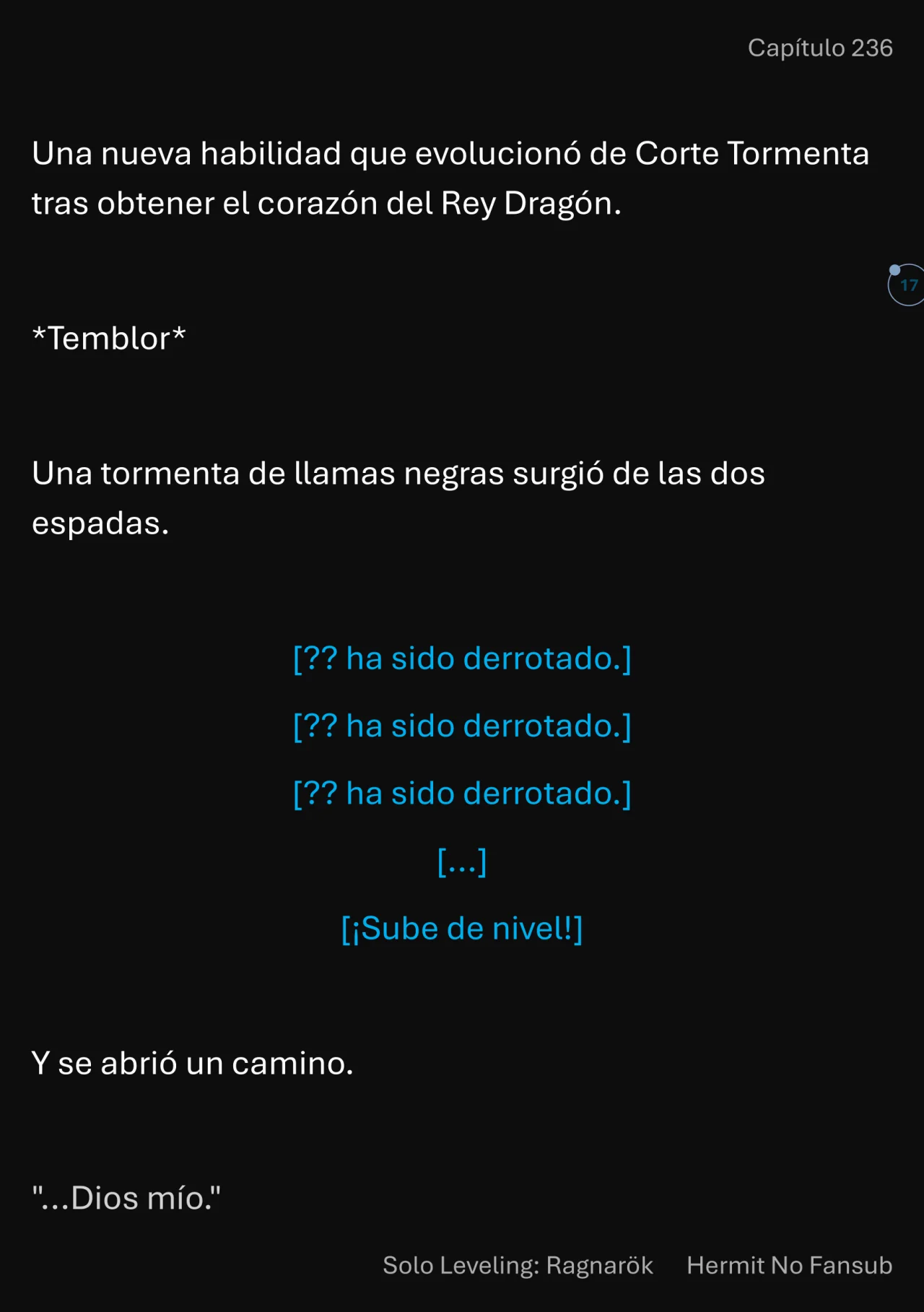 Página 18 del Manga