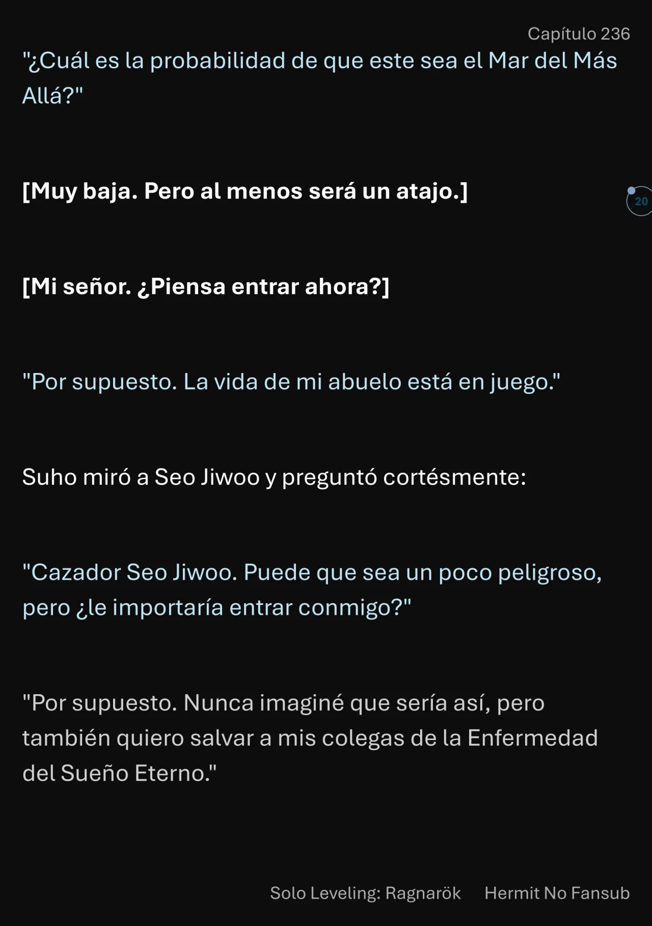 Página 21 del Manga