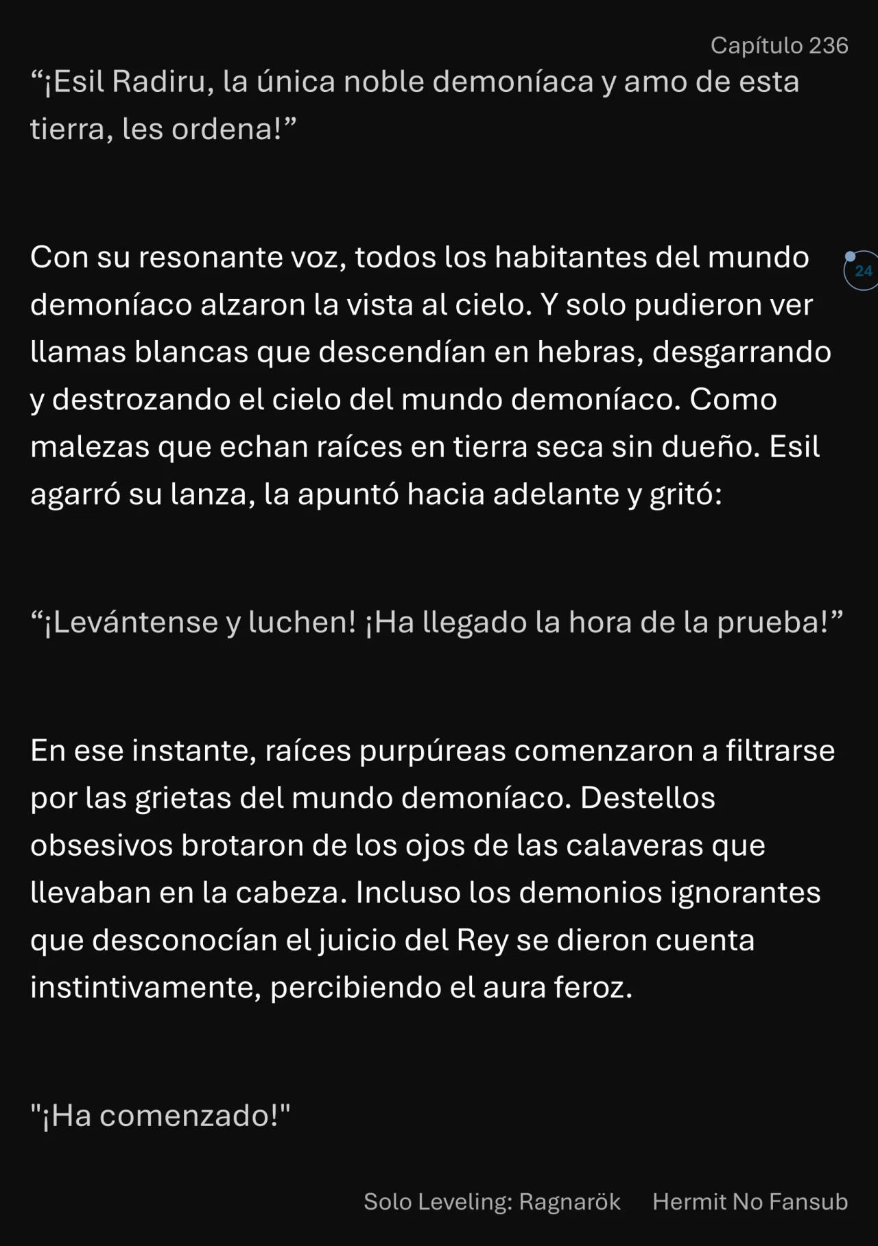 Página 25 del Manga