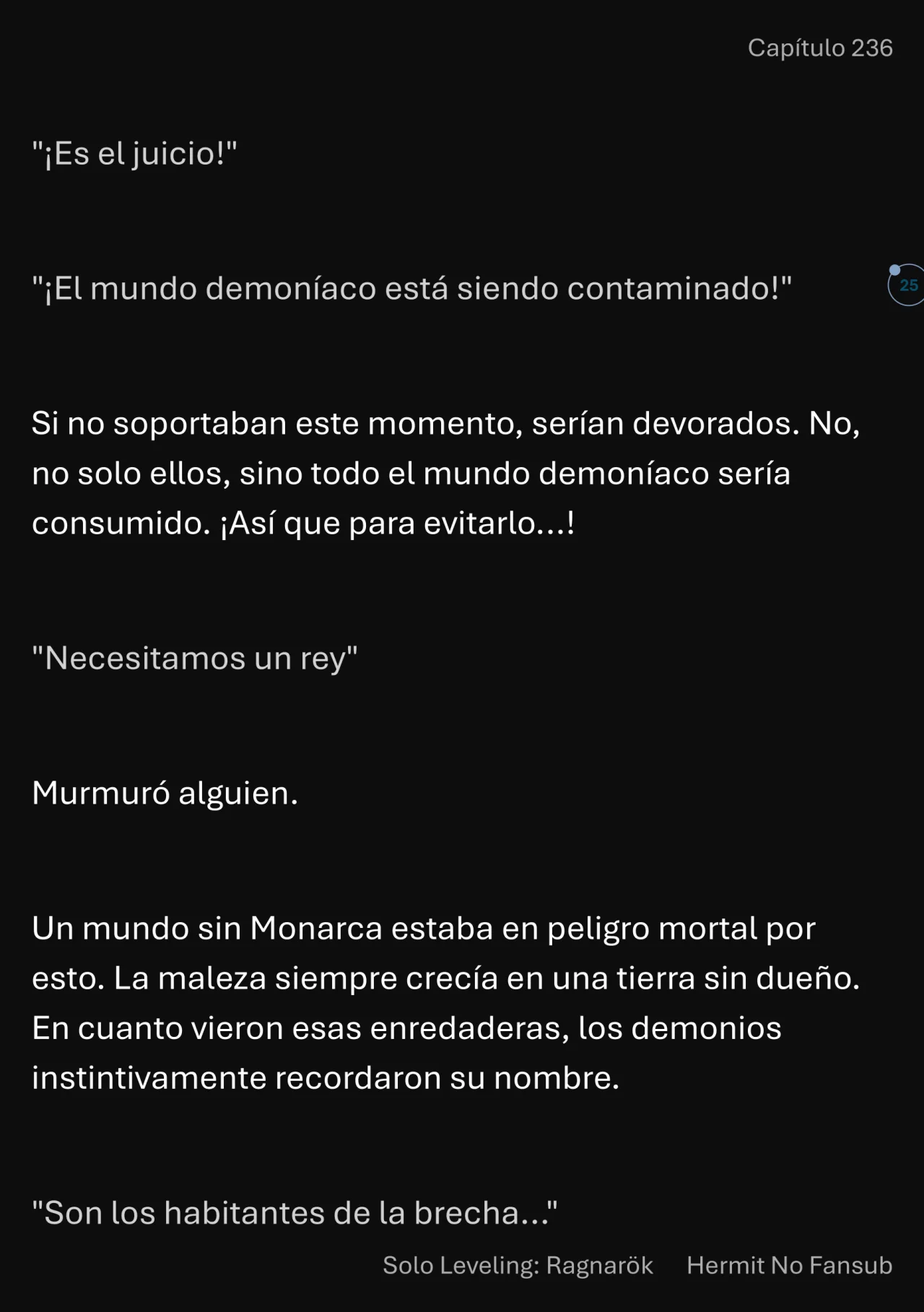 Página 26 del Manga