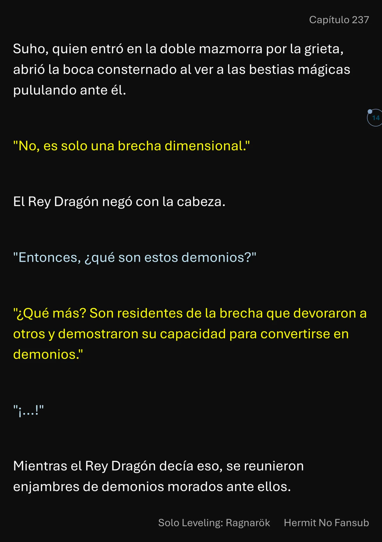 Página 15 del Manga