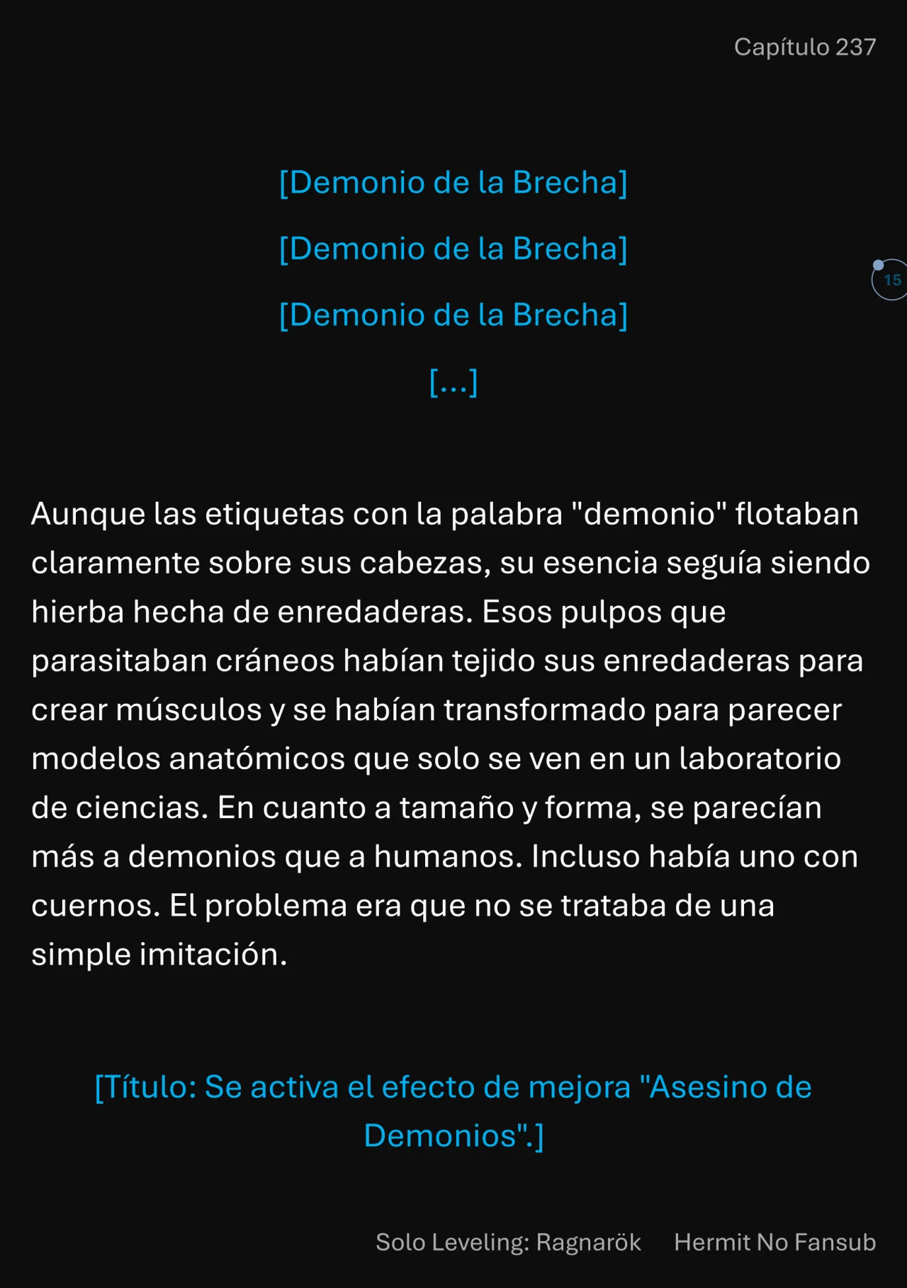 Página 16 del Manga