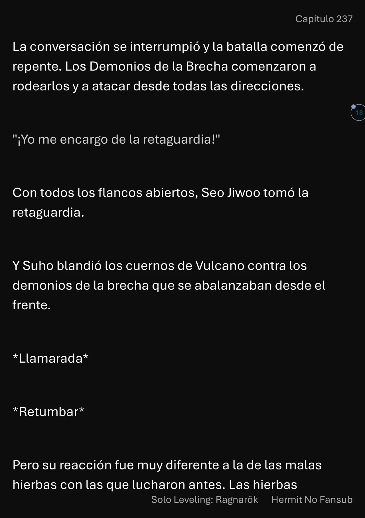 Página 19 del Manga