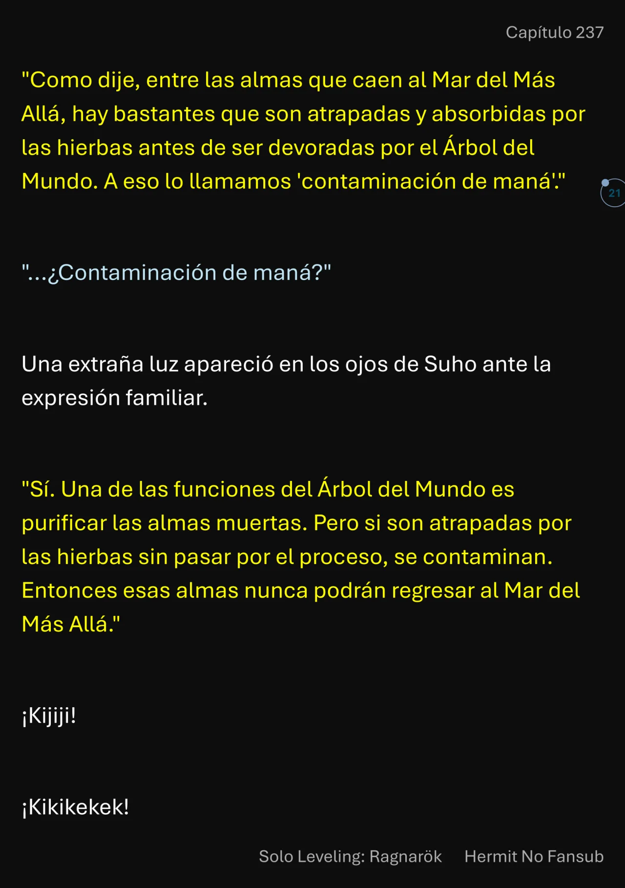 Página 22 del Manga