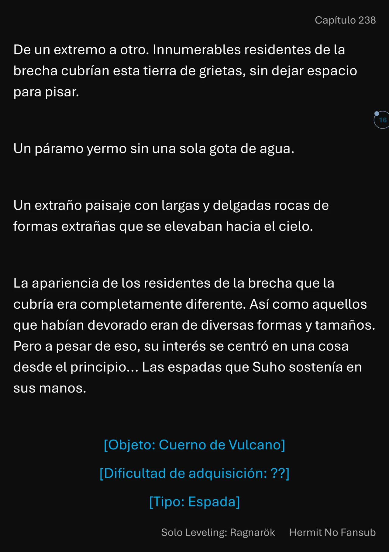 Página 17 del Manga