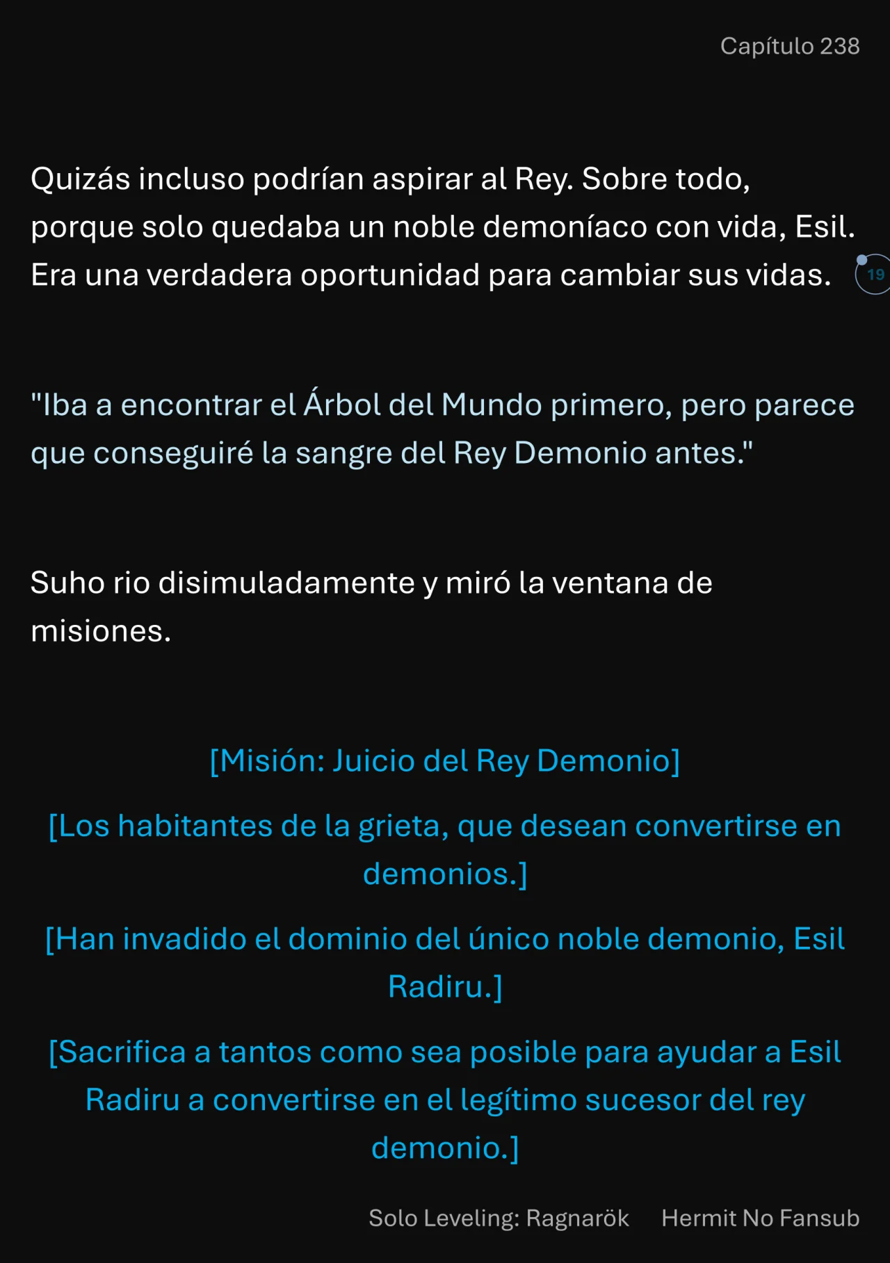 Página 20 del Manga